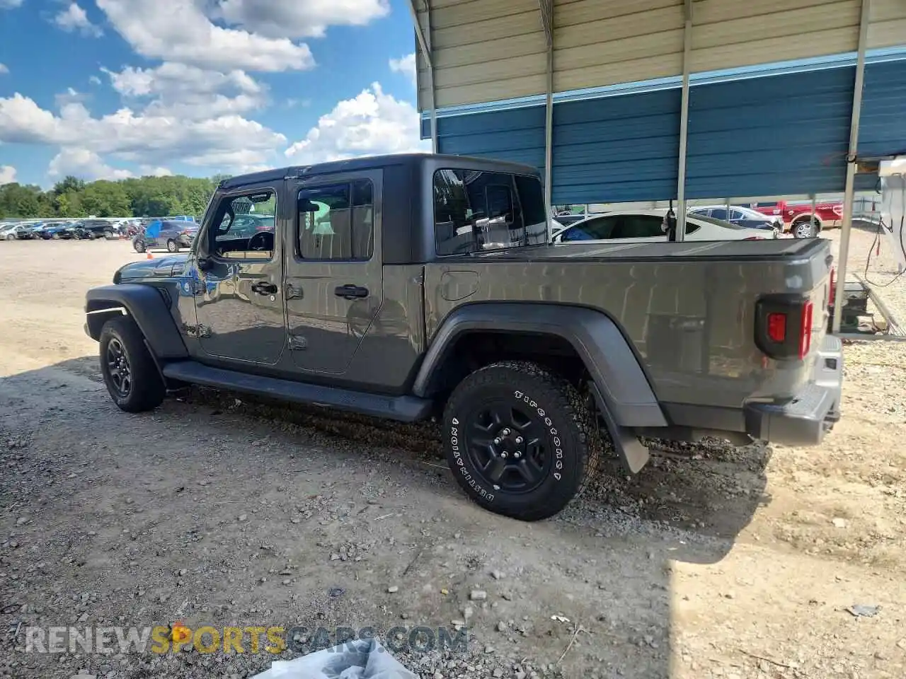 2 Photograph of a damaged car 1C6HJTAG3ML507015 JEEP GLADIATOR 2021