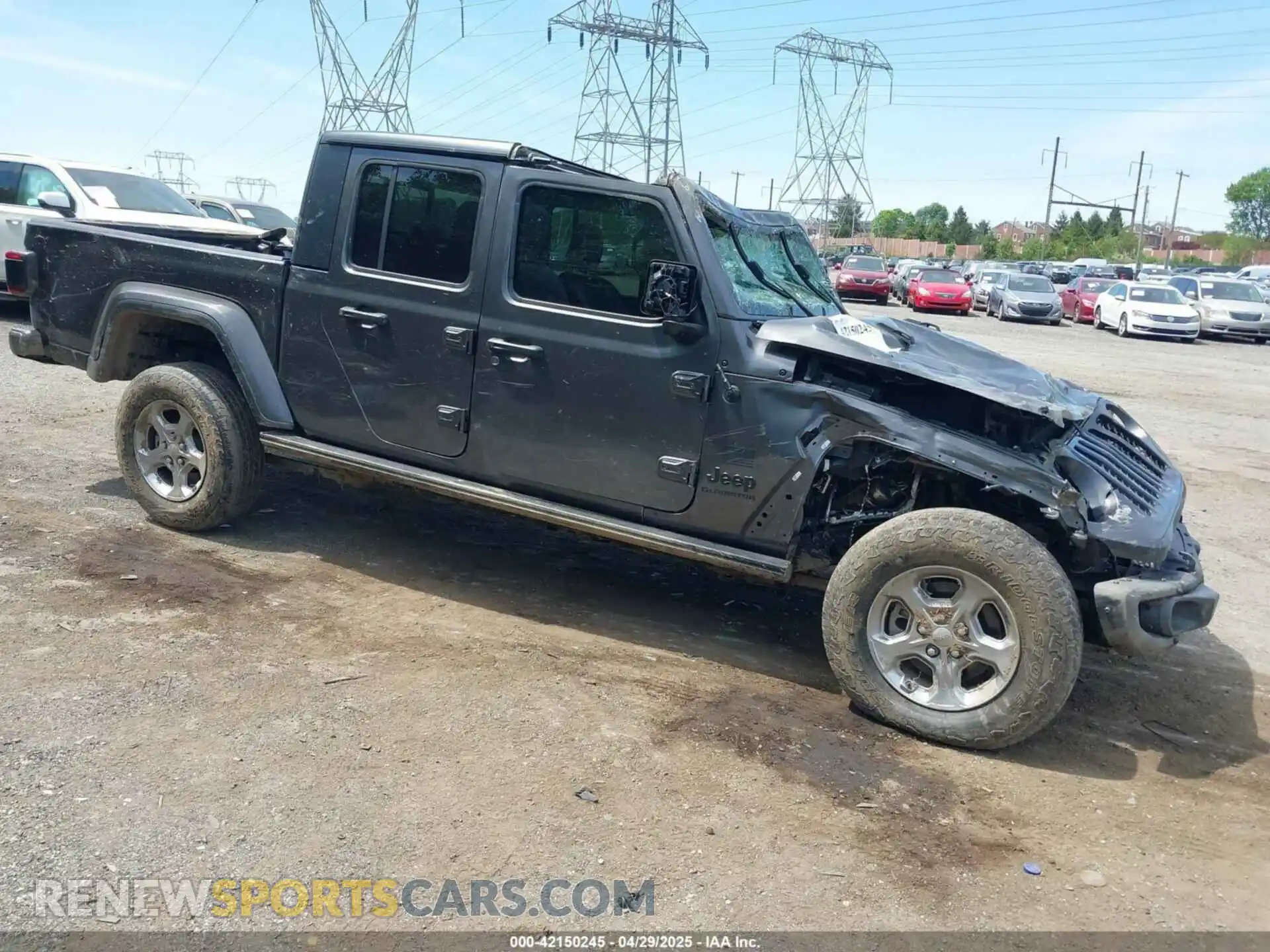 1 fotografías del automóvil dañado 1C6HJTAG3ML557932 JEEP GLADIATOR 2021