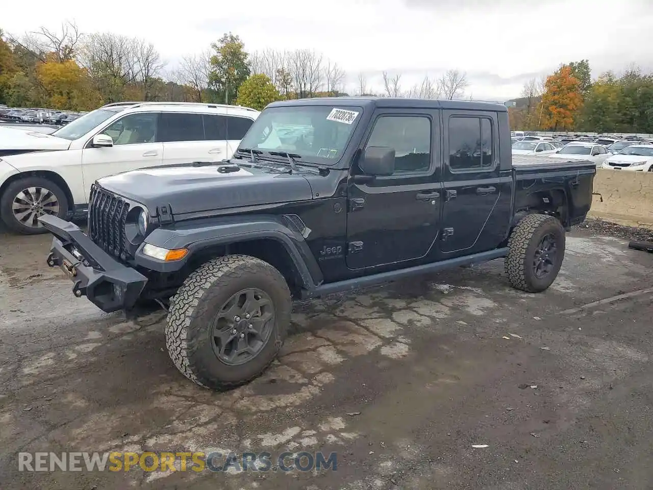 1 Photograph of a damaged car 1C6HJTAG4ML515530 JEEP GLADIATOR 2021