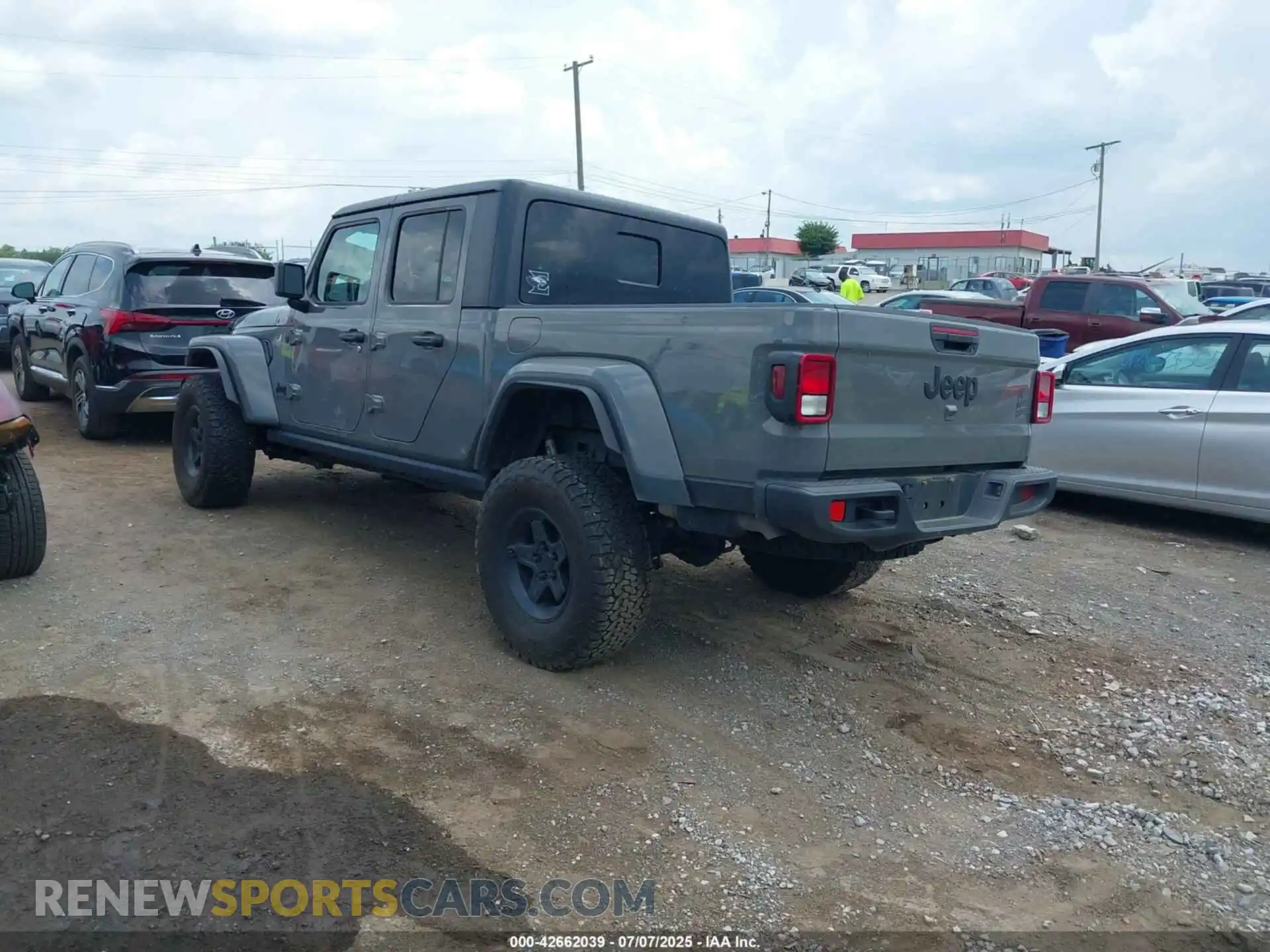 3 Photograph of a damaged car 1C6HJTAG4ML518055 JEEP GLADIATOR 2021