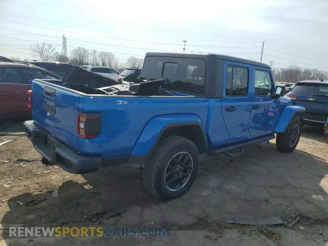 3 Photograph of a damaged car 1C6HJTAG4ML524342 JEEP GLADIATOR 2021