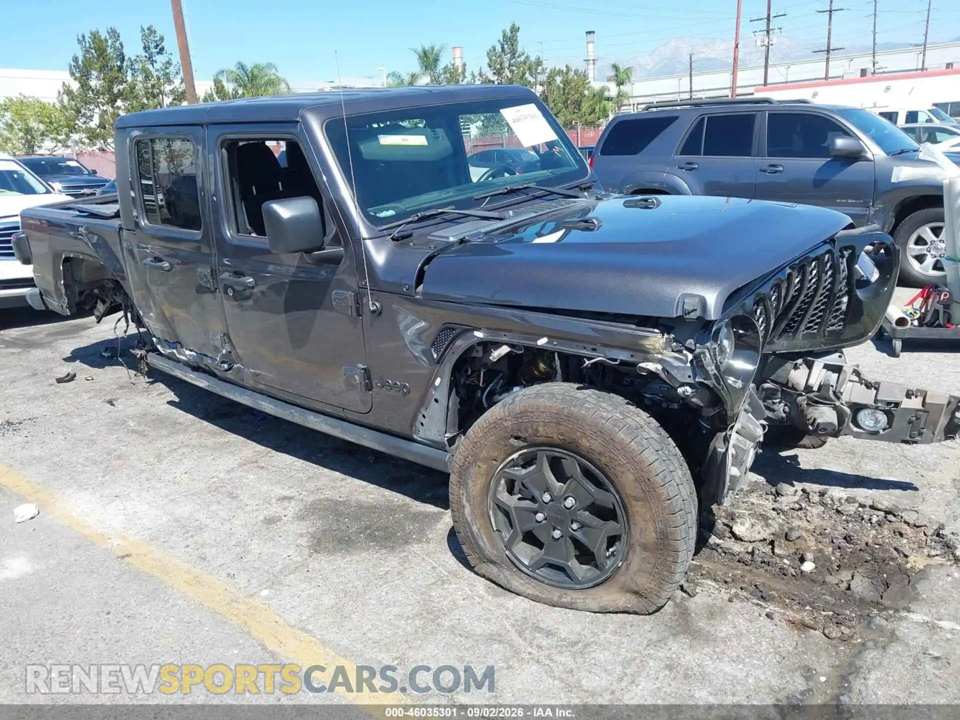 1 fotografías del automóvil dañado 1C6HJTAG4ML572231 JEEP GLADIATOR 2021