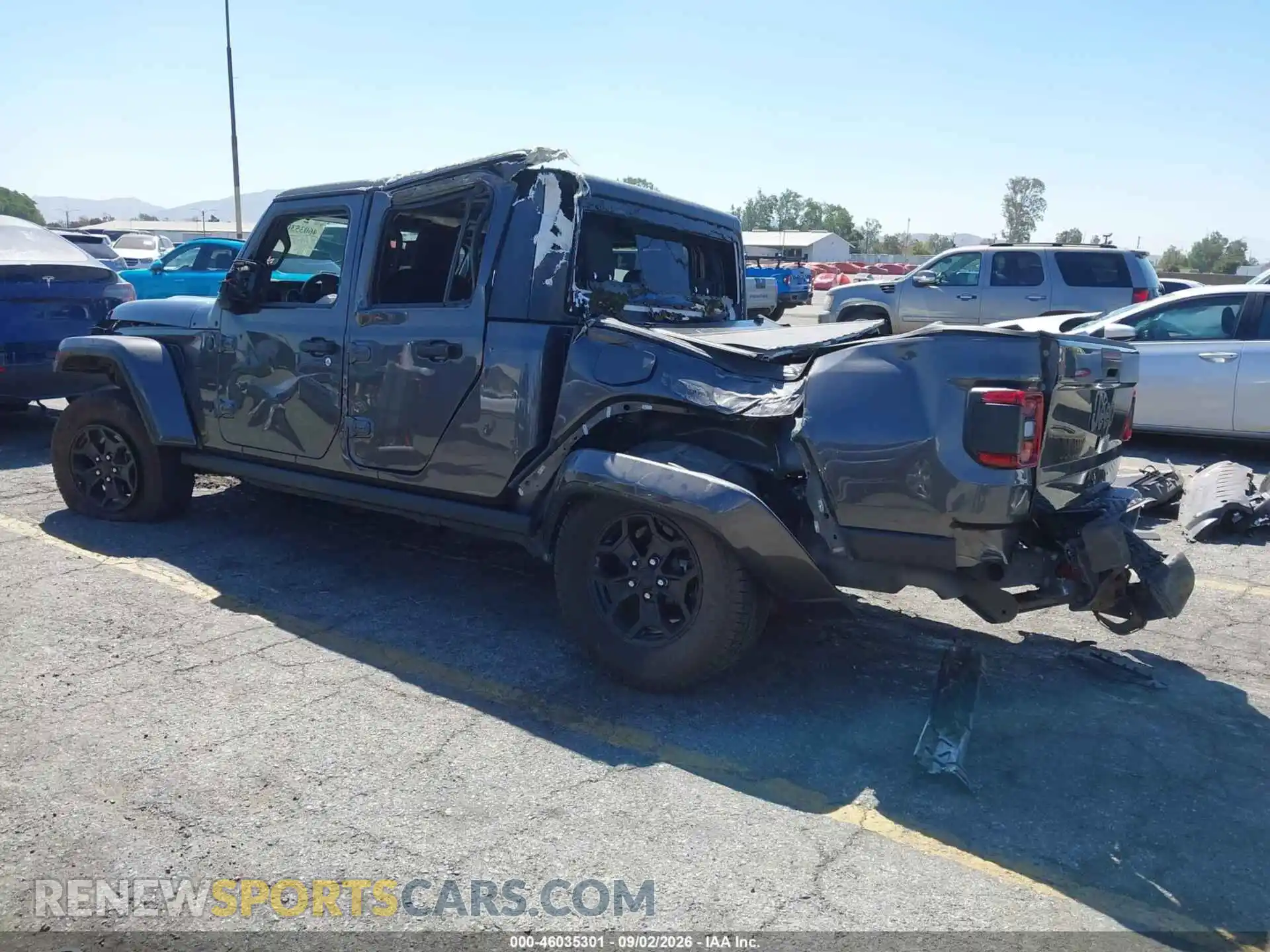 3 fotografías del automóvil dañado 1C6HJTAG4ML572231 JEEP GLADIATOR 2021