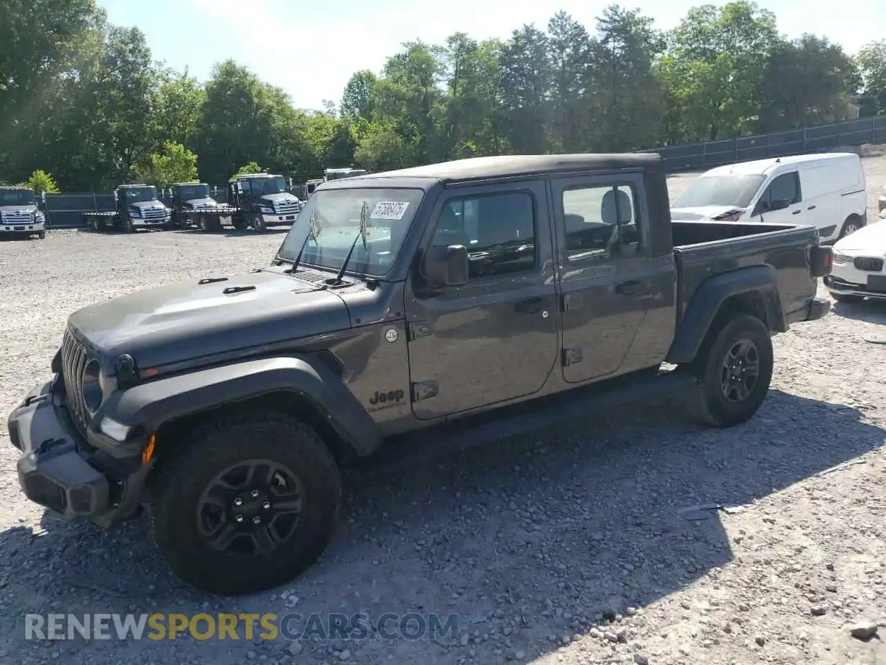 1 Photograph of a damaged car 1C6HJTAG4ML580023 JEEP GLADIATOR 2021