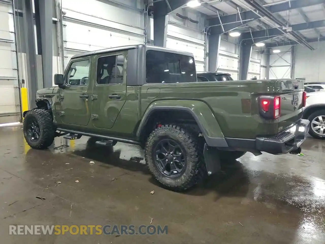 2 Photograph of a damaged car 1C6HJTAG4ML615353 JEEP GLADIATOR 2021