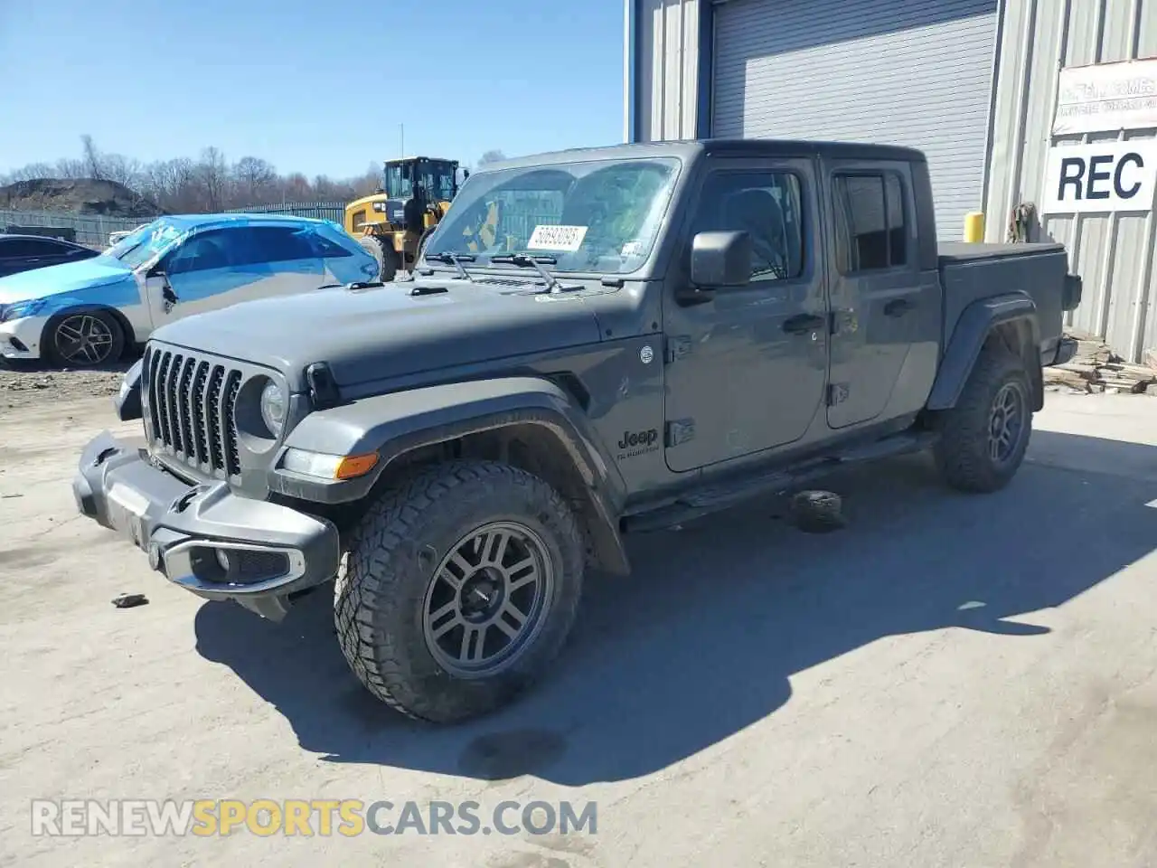 1 Photograph of a damaged car 1C6HJTAG5ML531803 JEEP GLADIATOR 2021