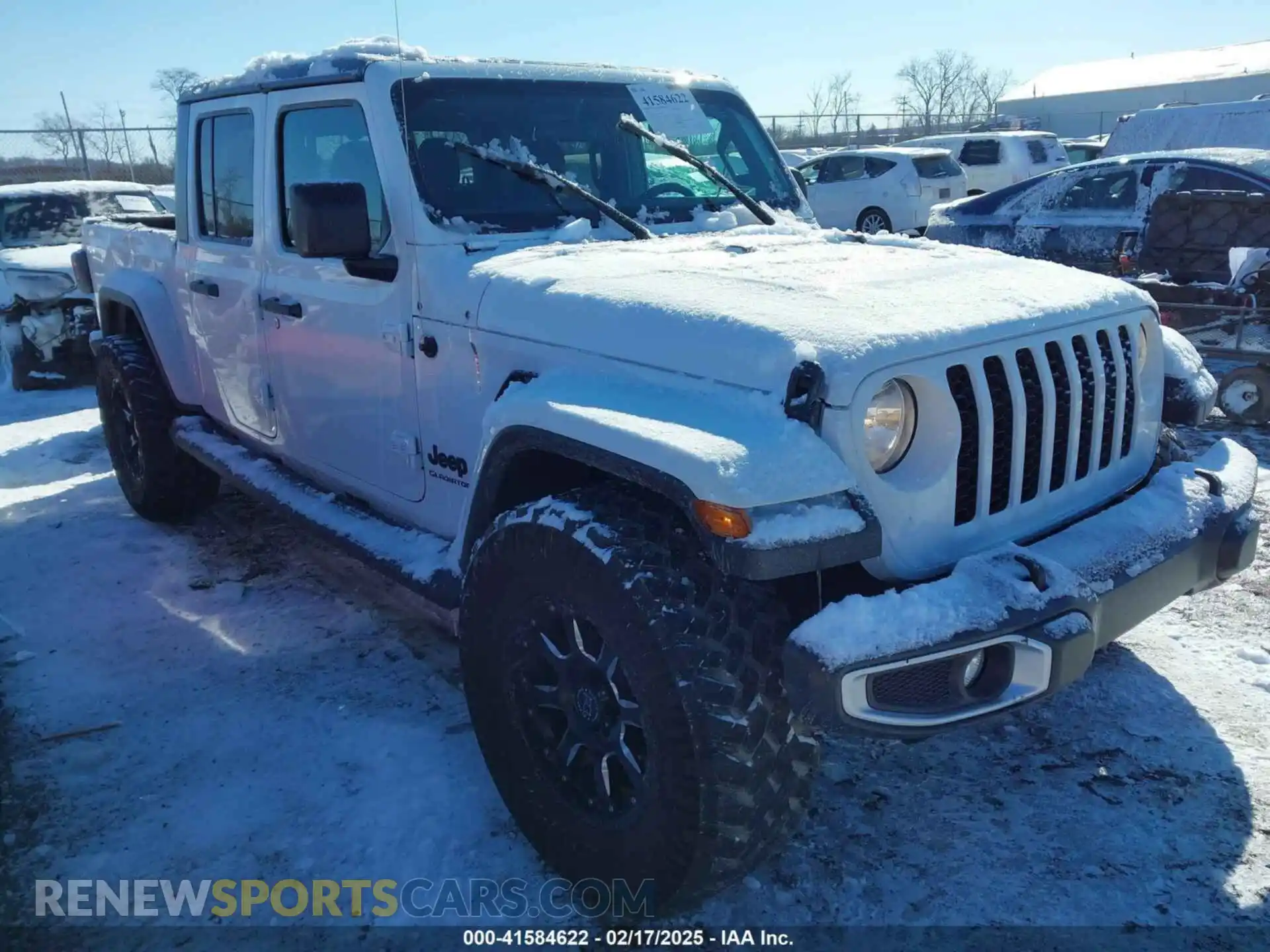 1 Photograph of a damaged car 1C6HJTAG5ML555244 JEEP GLADIATOR 2021