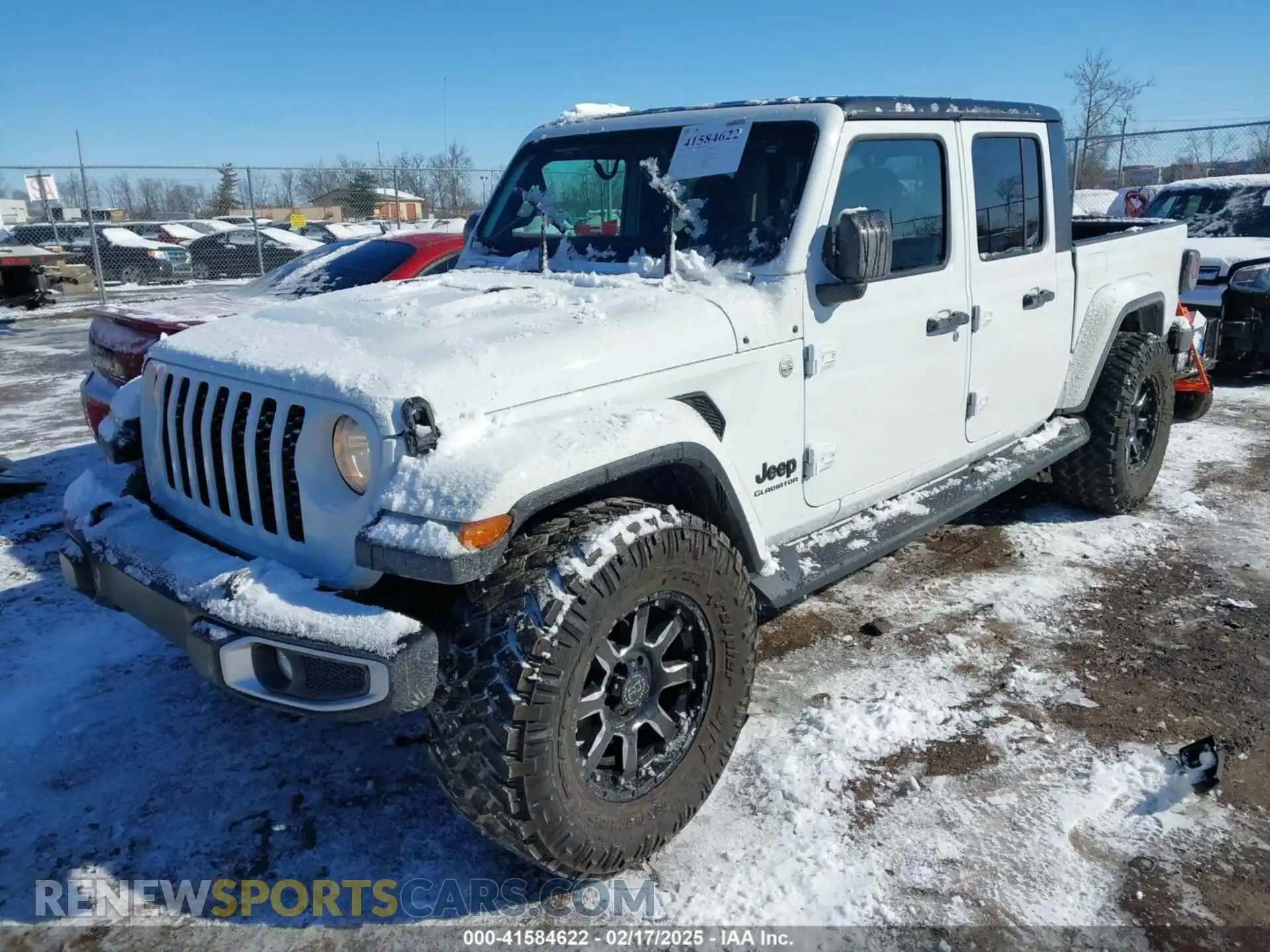 2 Photograph of a damaged car 1C6HJTAG5ML555244 JEEP GLADIATOR 2021