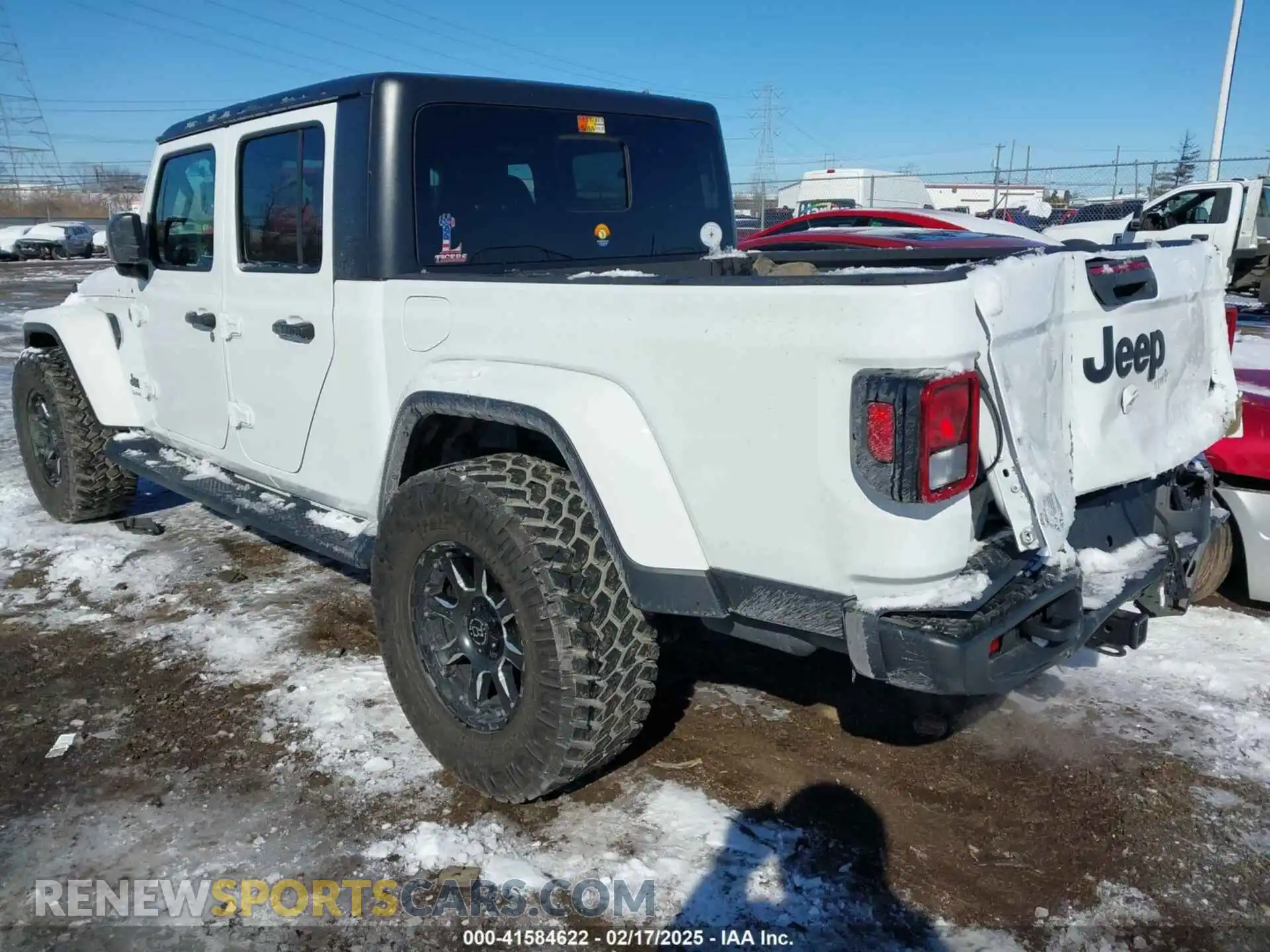 3 Photograph of a damaged car 1C6HJTAG5ML555244 JEEP GLADIATOR 2021