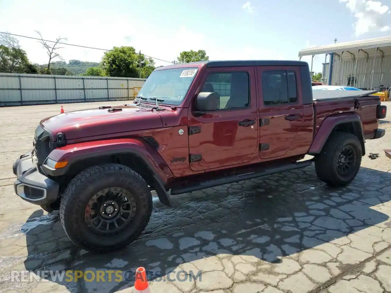 1 Photograph of a damaged car 1C6HJTAG5ML598725 JEEP GLADIATOR 2021