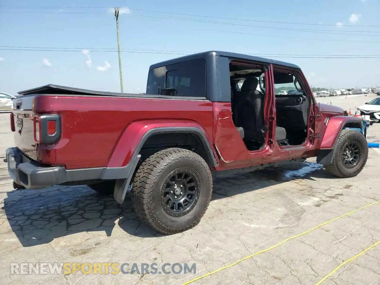 3 Photograph of a damaged car 1C6HJTAG5ML598725 JEEP GLADIATOR 2021
