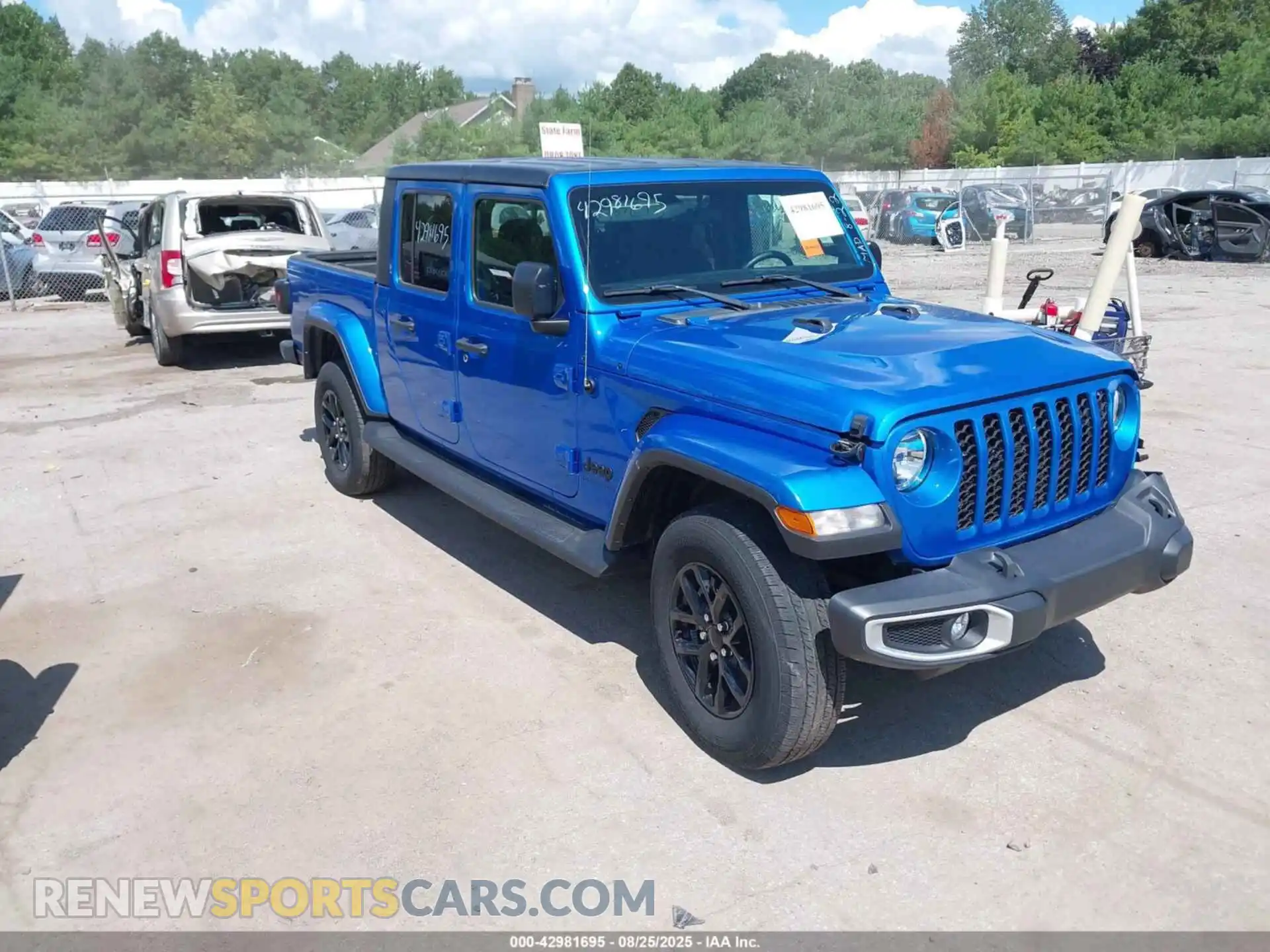 1 Фотография поврежденного автомобиля 1C6HJTAG5ML622540 JEEP GLADIATOR 2021