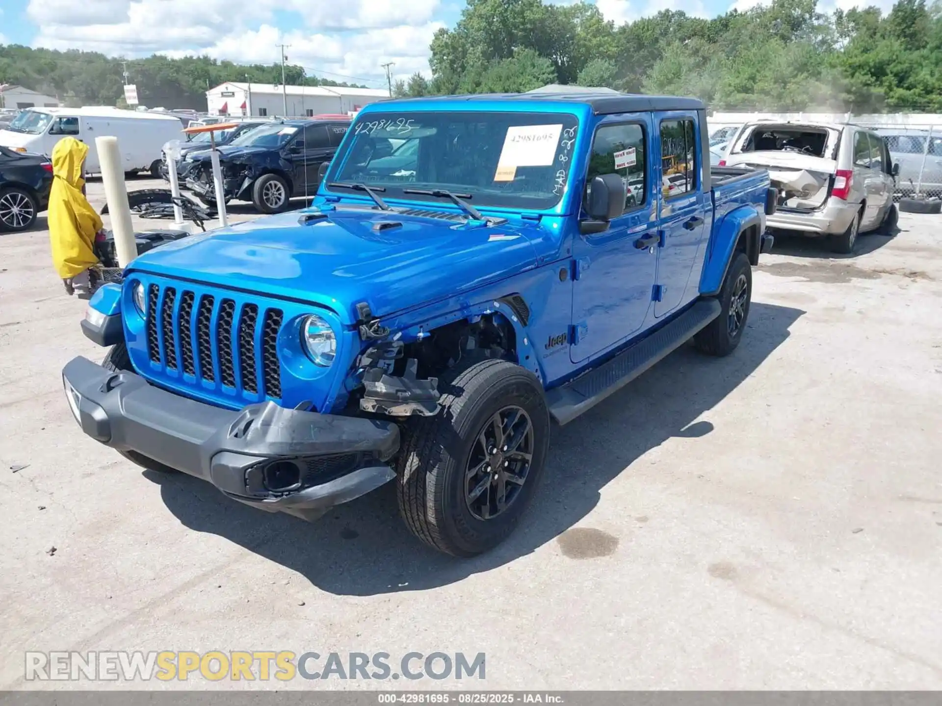 2 Фотография поврежденного автомобиля 1C6HJTAG5ML622540 JEEP GLADIATOR 2021