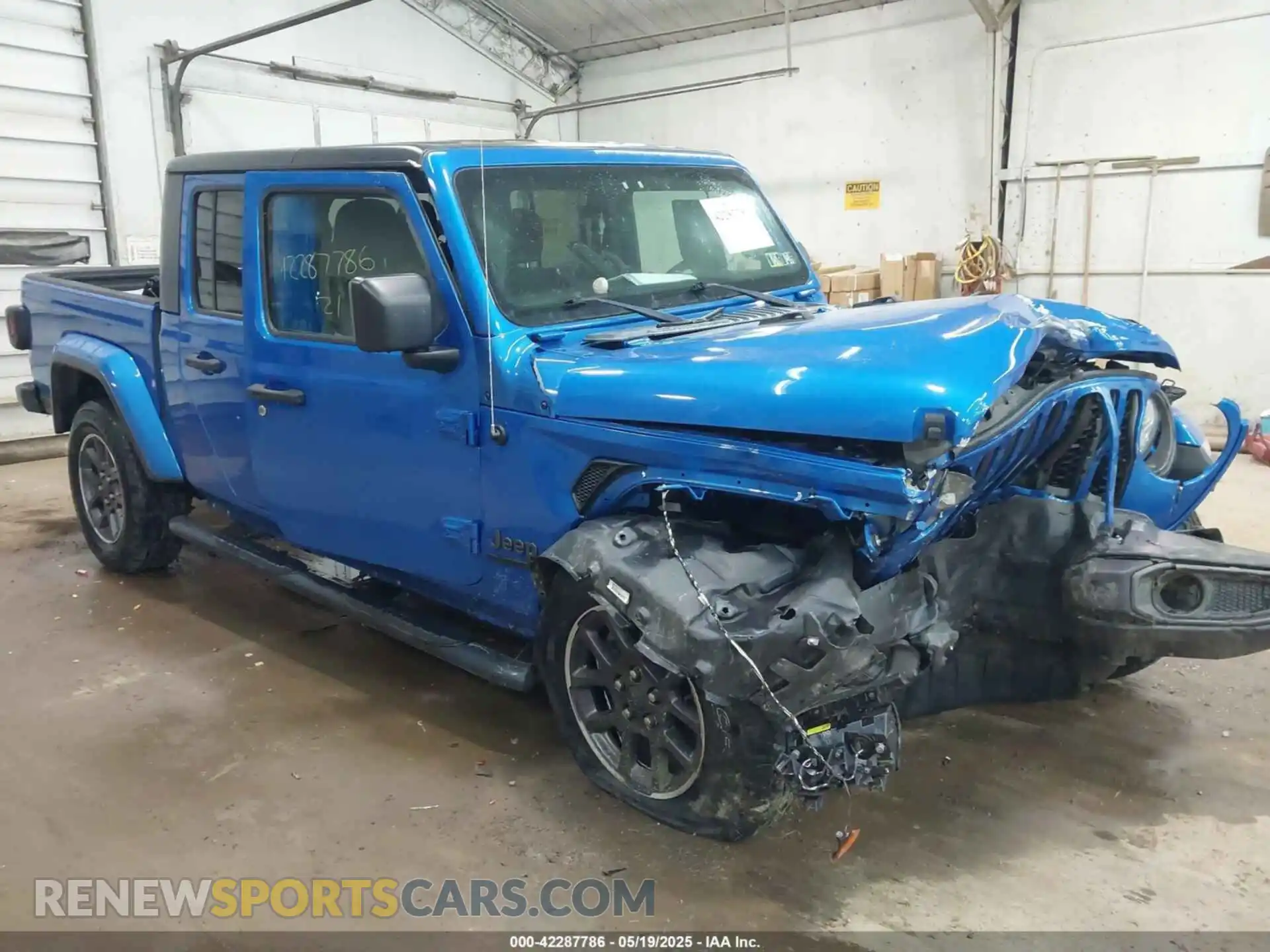 1 Photograph of a damaged car 1C6HJTAG6ML514251 JEEP GLADIATOR 2021