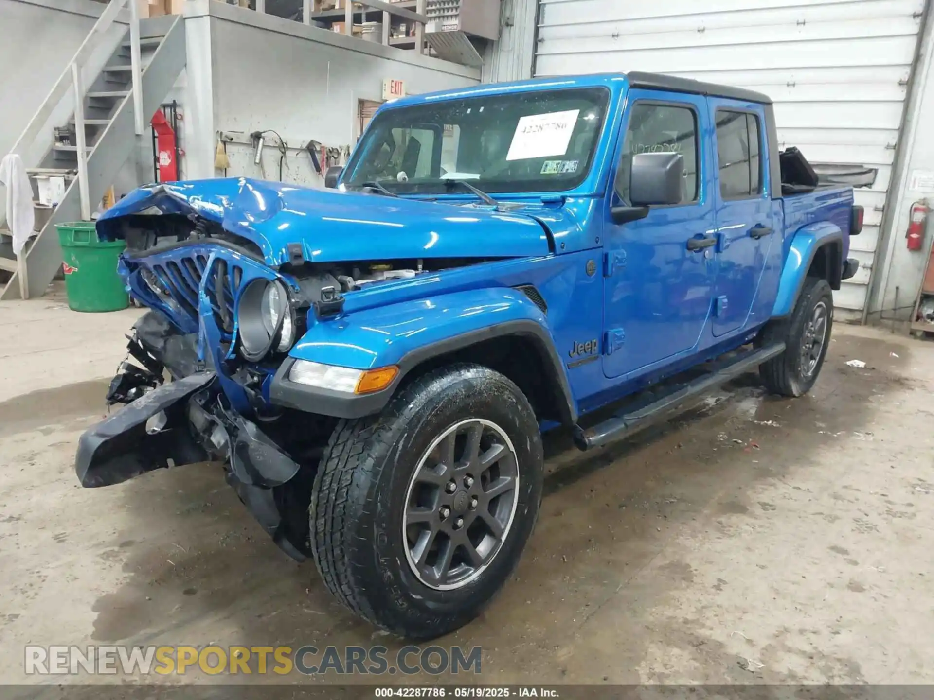 2 Photograph of a damaged car 1C6HJTAG6ML514251 JEEP GLADIATOR 2021