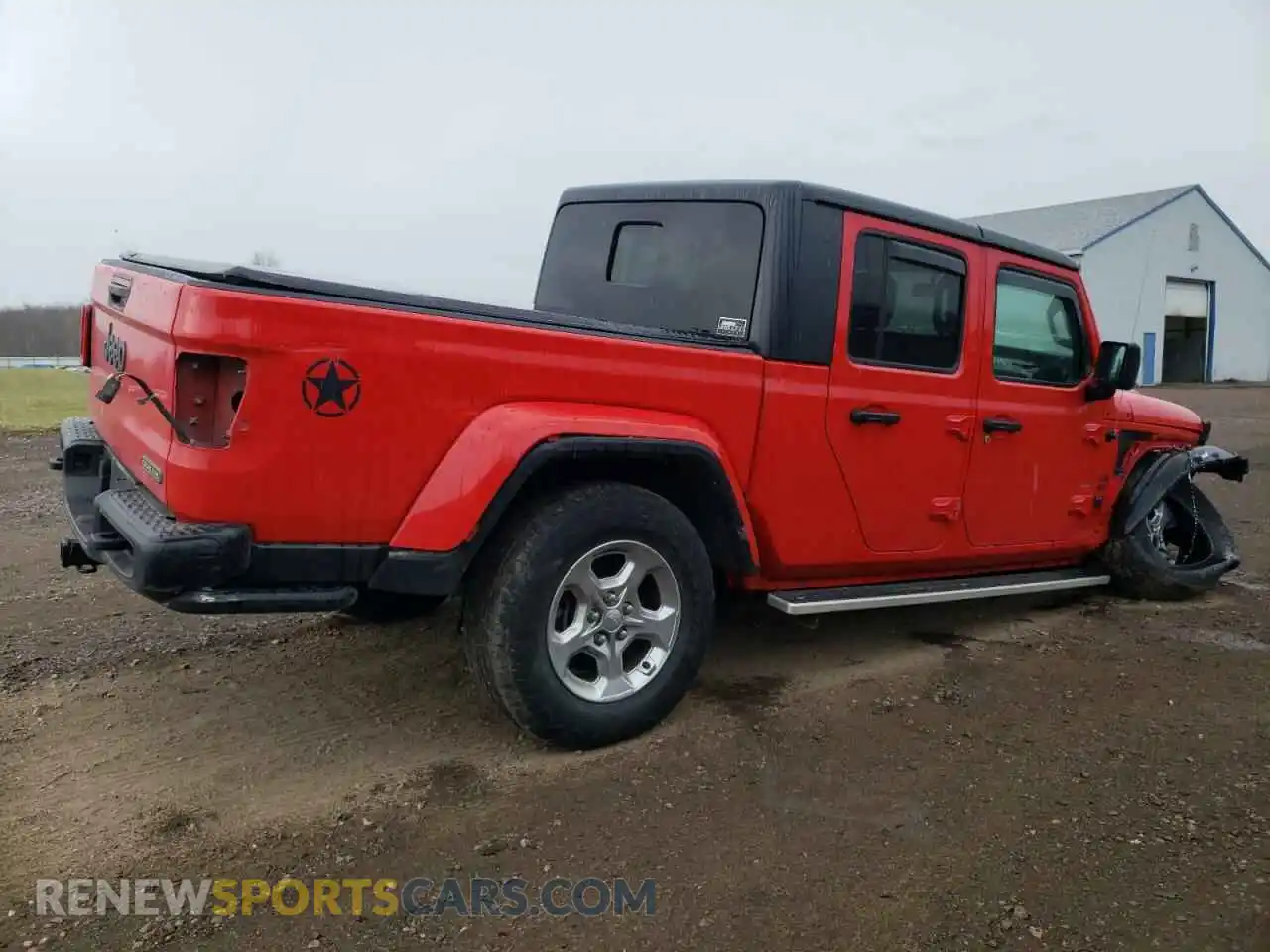 3 Photograph of a damaged car 1C6HJTAG6ML576801 JEEP GLADIATOR 2021