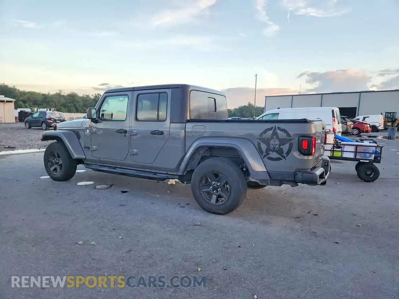 2 Photograph of a damaged car 1C6HJTAG6ML583229 JEEP GLADIATOR 2021