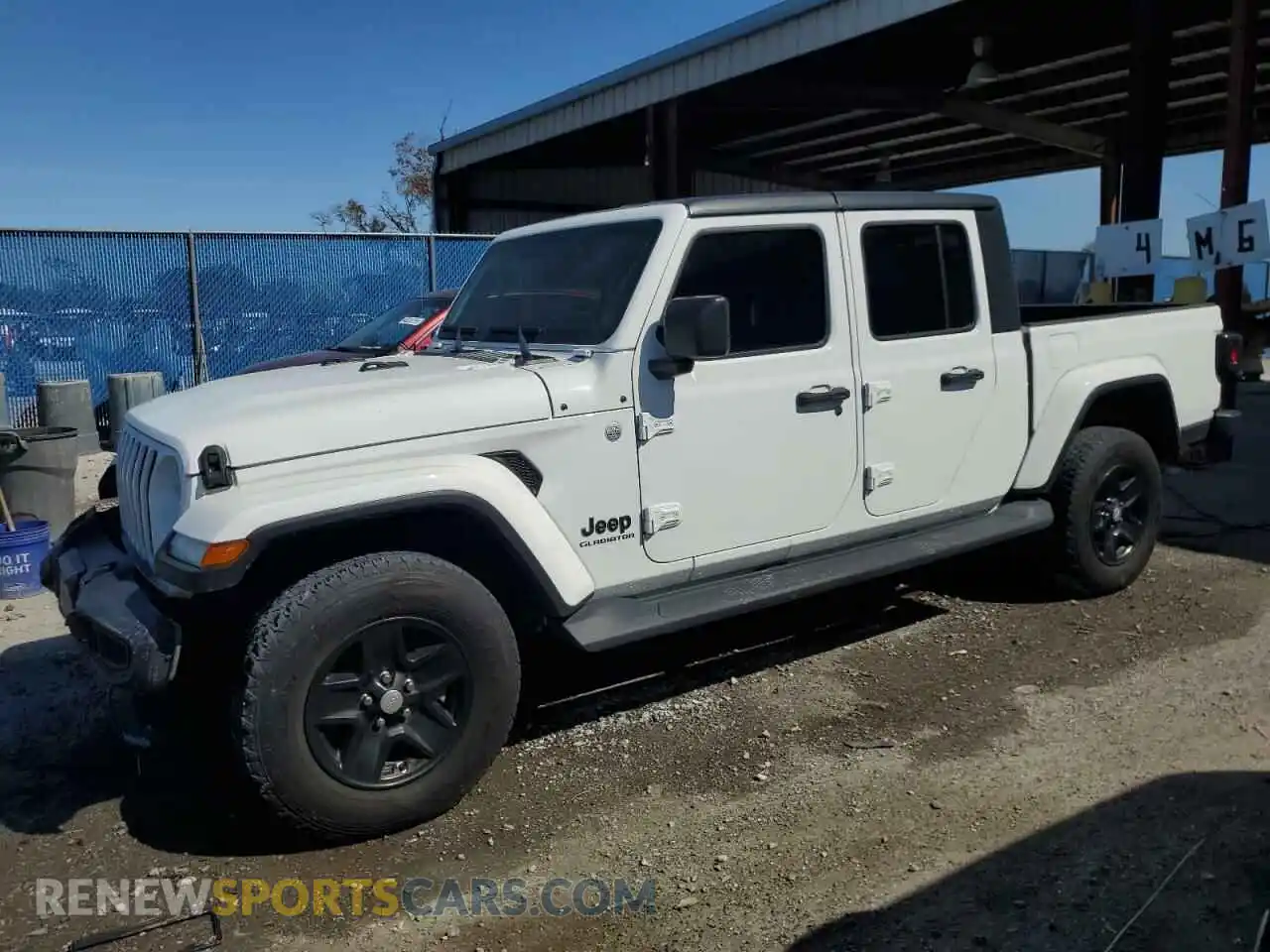 1 Photograph of a damaged car 1C6HJTAG7ML504943 JEEP GLADIATOR 2021