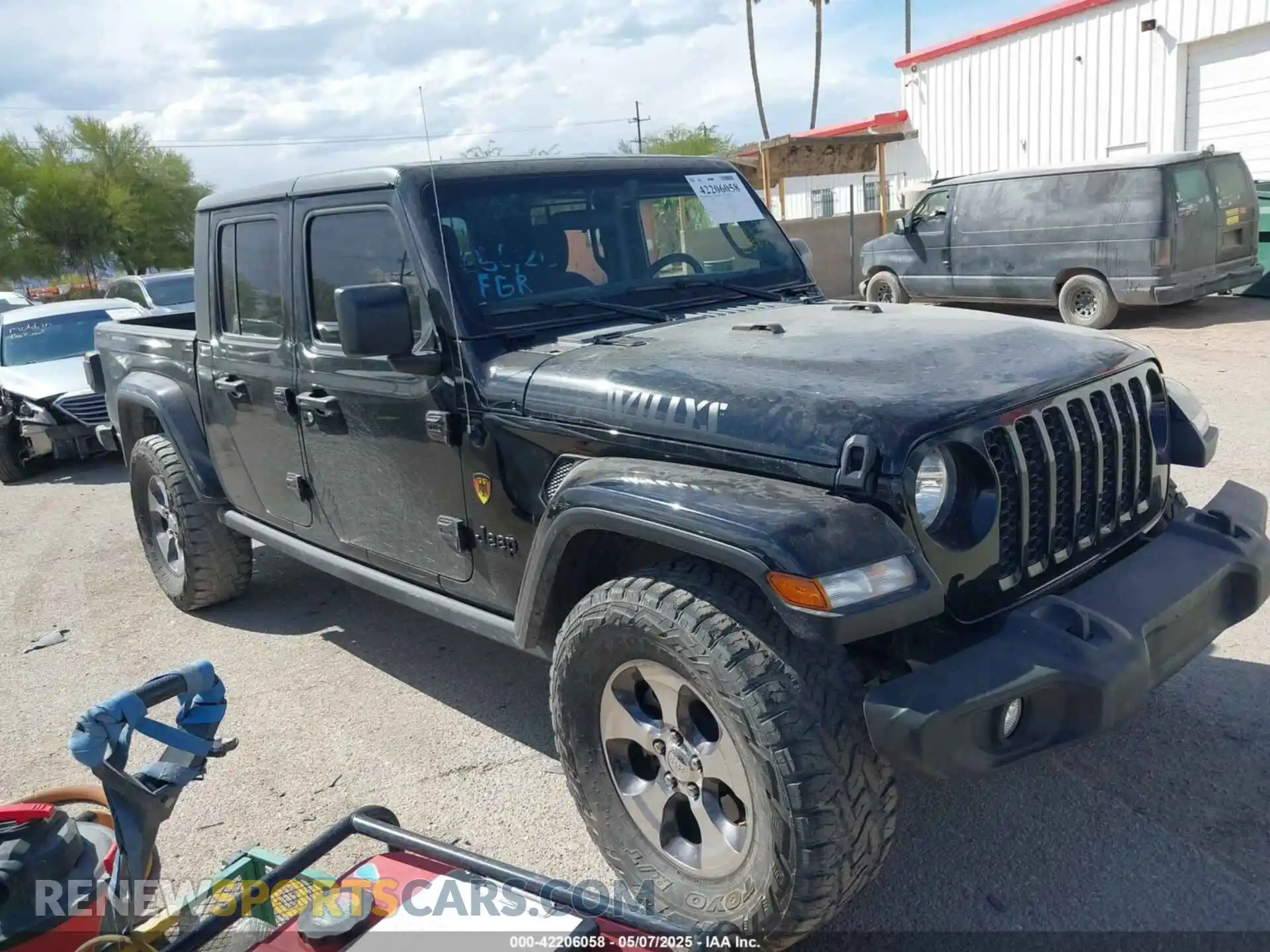 1 Photograph of a damaged car 1C6HJTAG7ML523718 JEEP GLADIATOR 2021