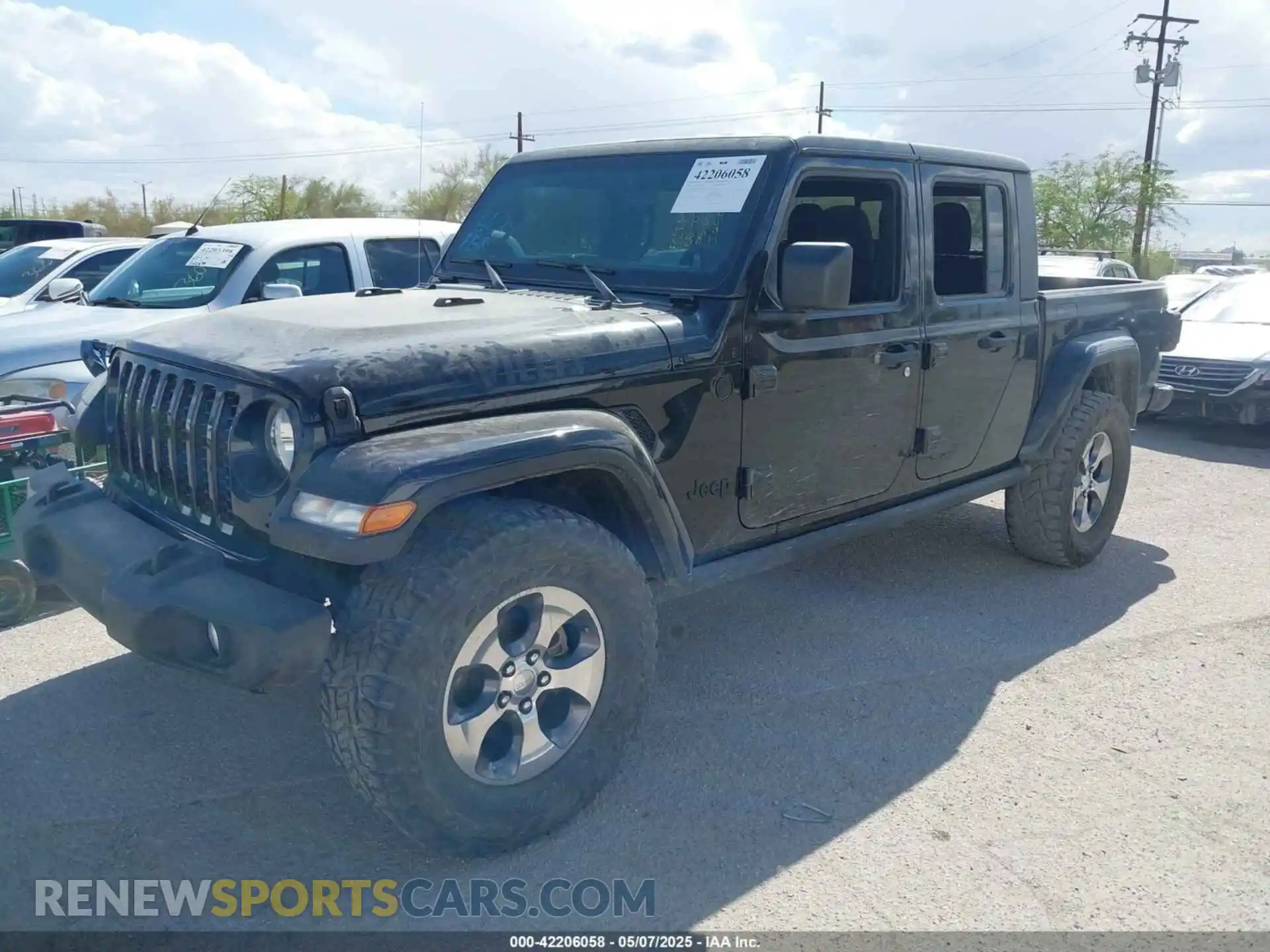 2 Photograph of a damaged car 1C6HJTAG7ML523718 JEEP GLADIATOR 2021