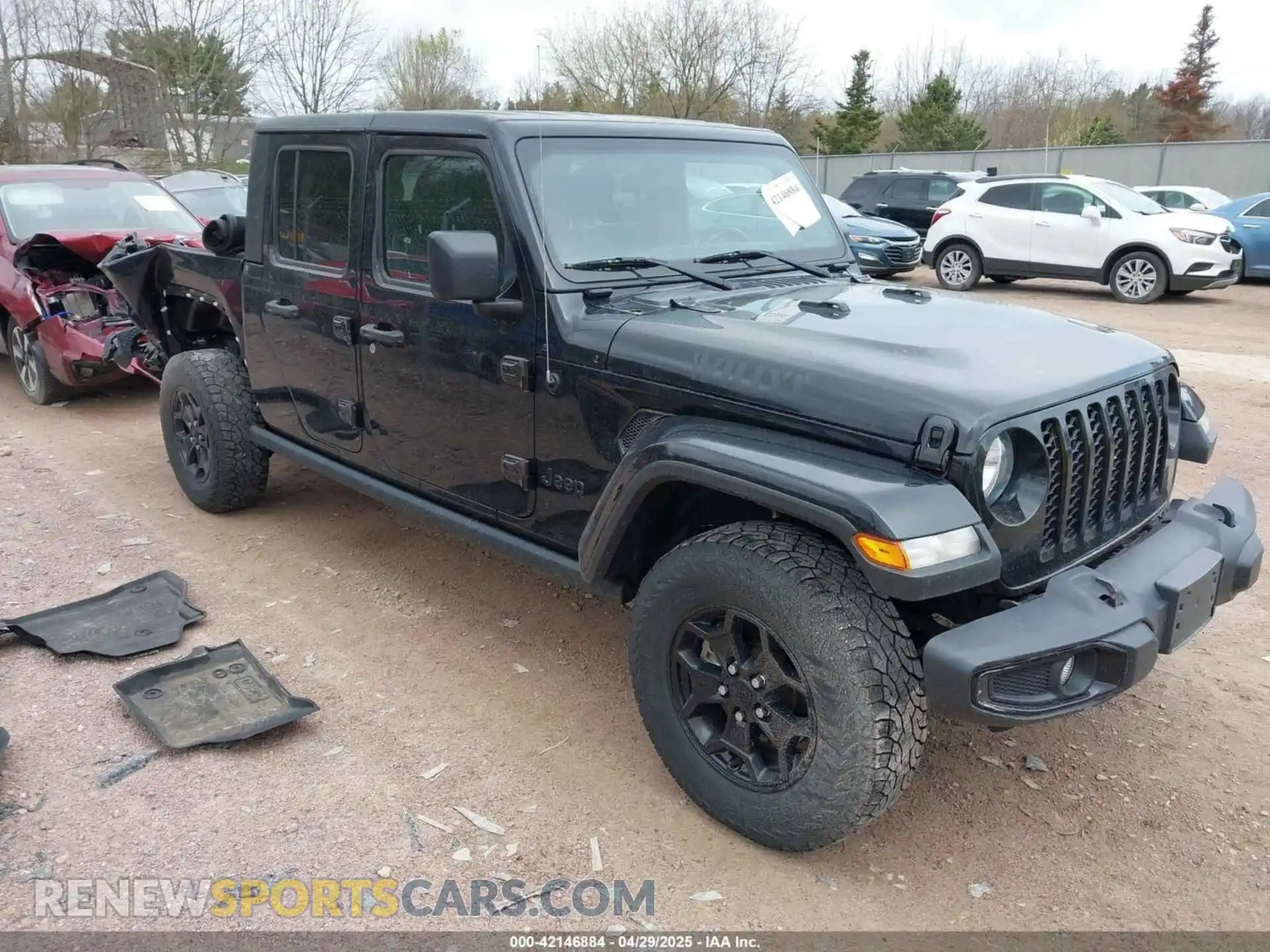 1 Фотография поврежденного автомобиля 1C6HJTAG7ML542804 JEEP GLADIATOR 2021