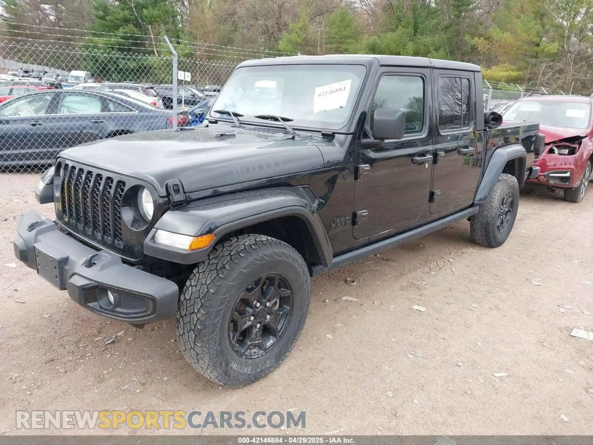 2 Фотография поврежденного автомобиля 1C6HJTAG7ML542804 JEEP GLADIATOR 2021