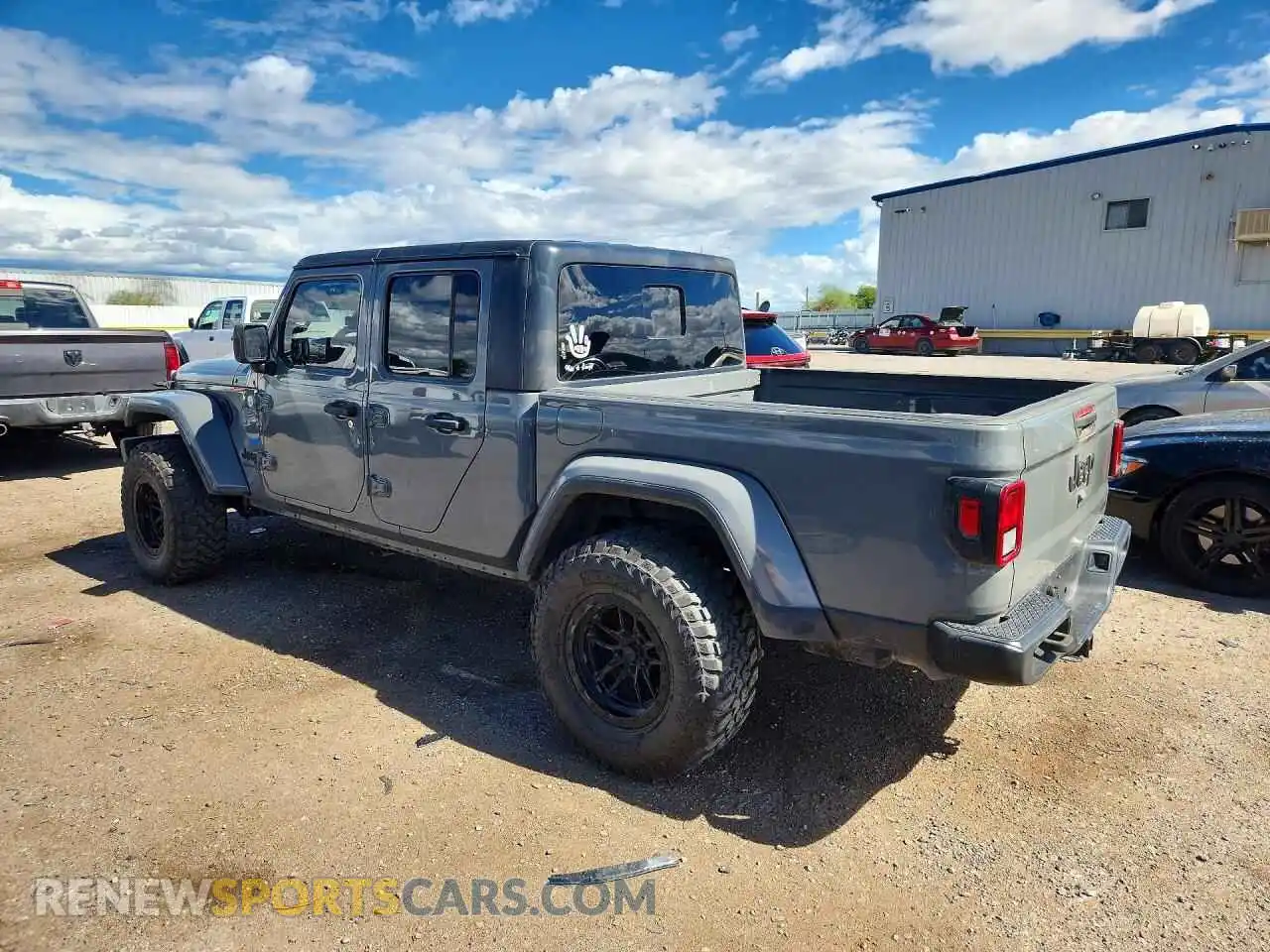2 Photograph of a damaged car 1C6HJTAG7ML580405 JEEP GLADIATOR 2021