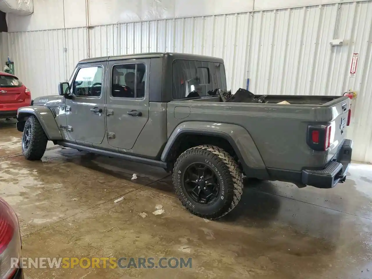 2 Photograph of a damaged car 1C6HJTAG7ML583921 JEEP GLADIATOR 2021