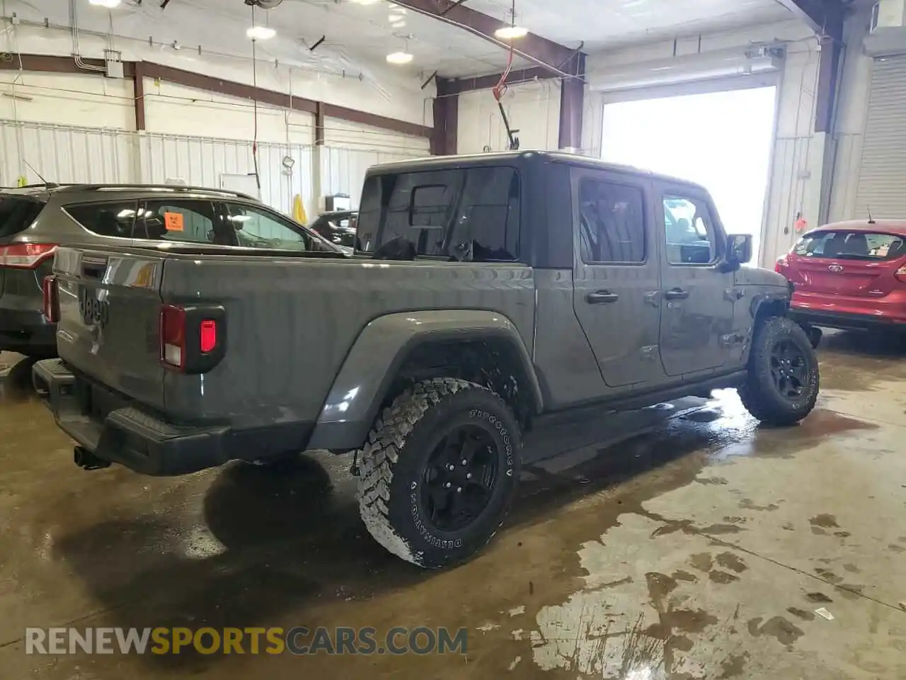 3 Photograph of a damaged car 1C6HJTAG7ML583921 JEEP GLADIATOR 2021