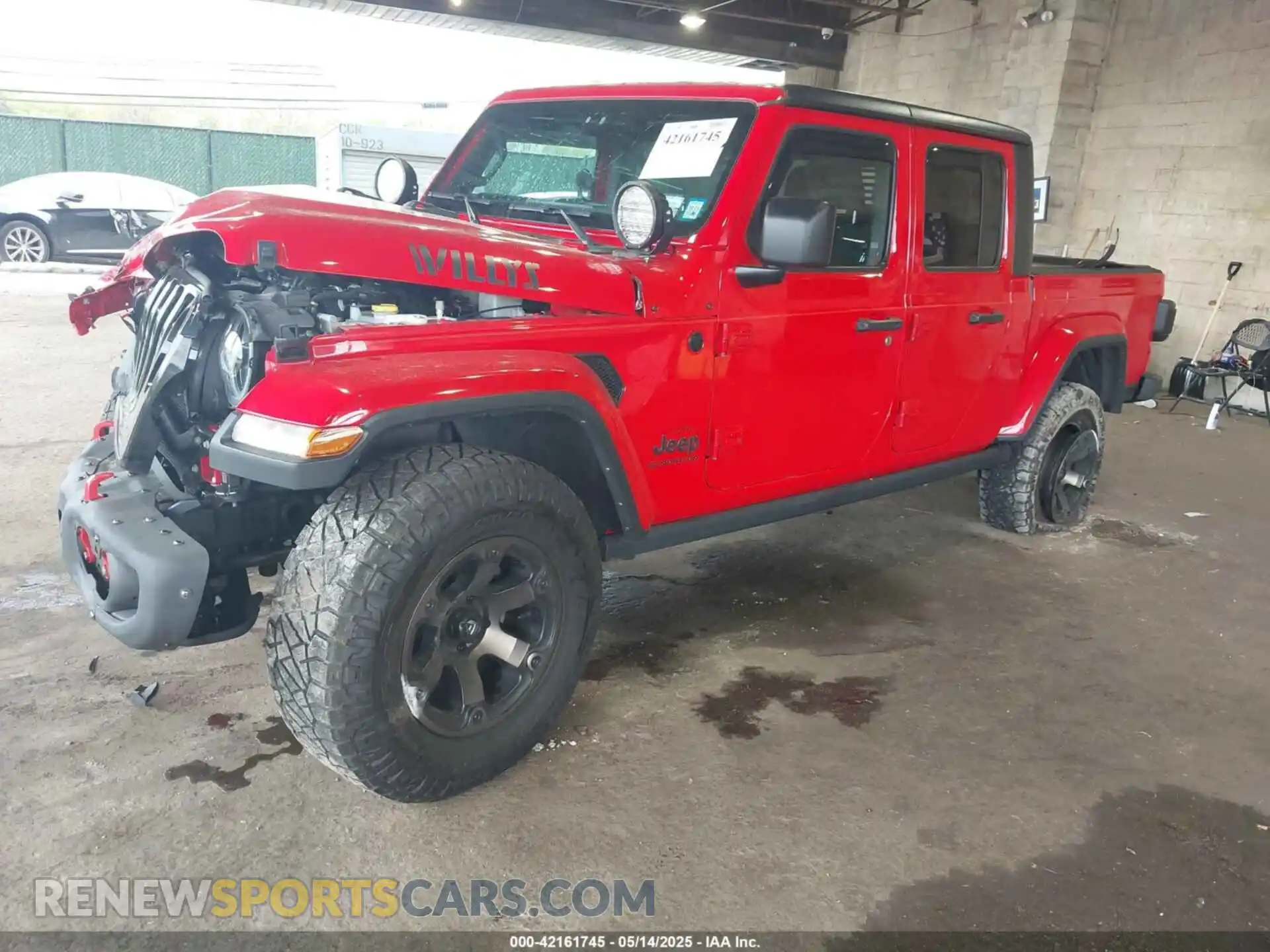2 Photograph of a damaged car 1C6HJTAG7ML602130 JEEP GLADIATOR 2021