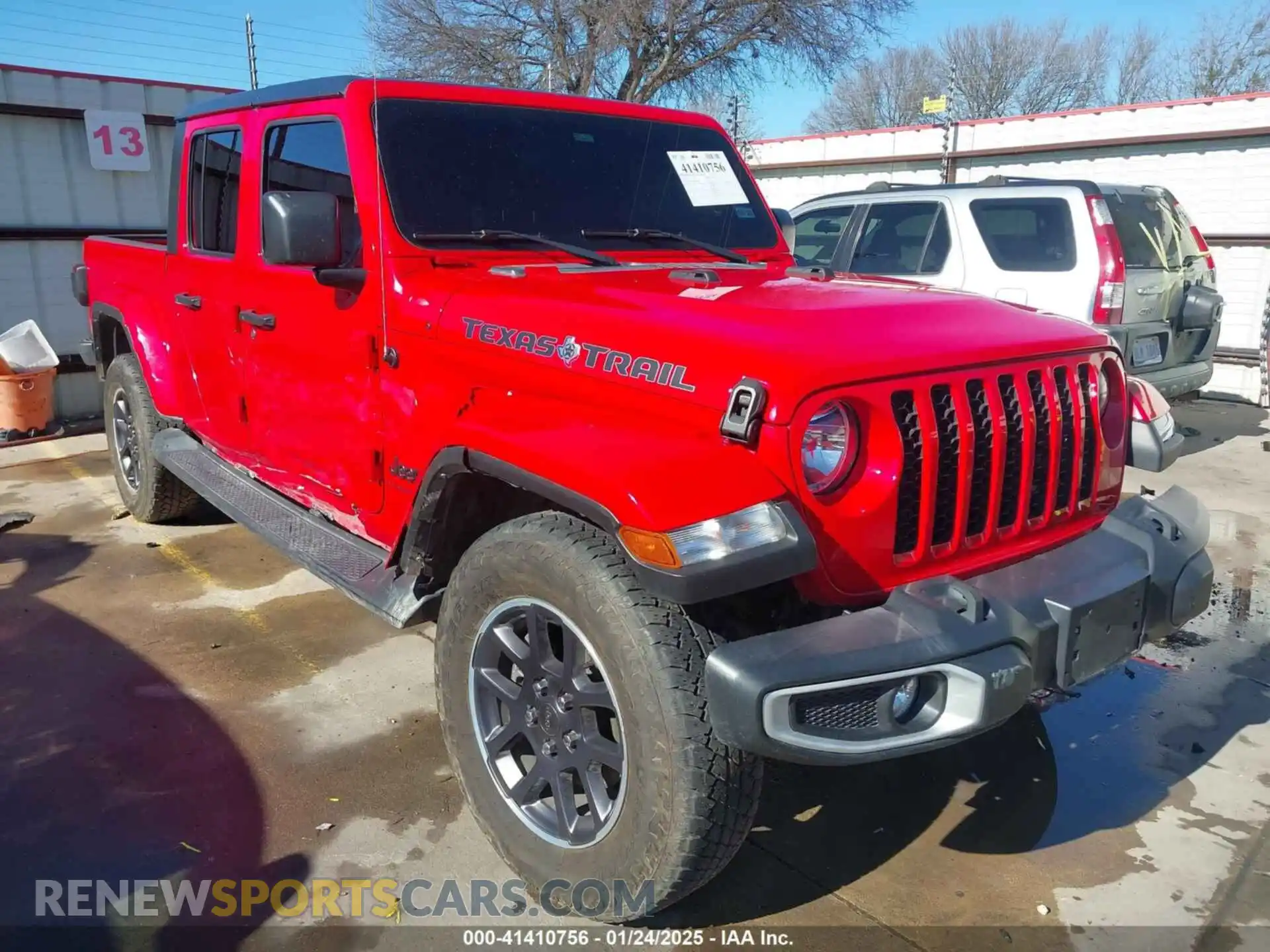 1 Photograph of a damaged car 1C6HJTAG7ML609661 JEEP GLADIATOR 2021
