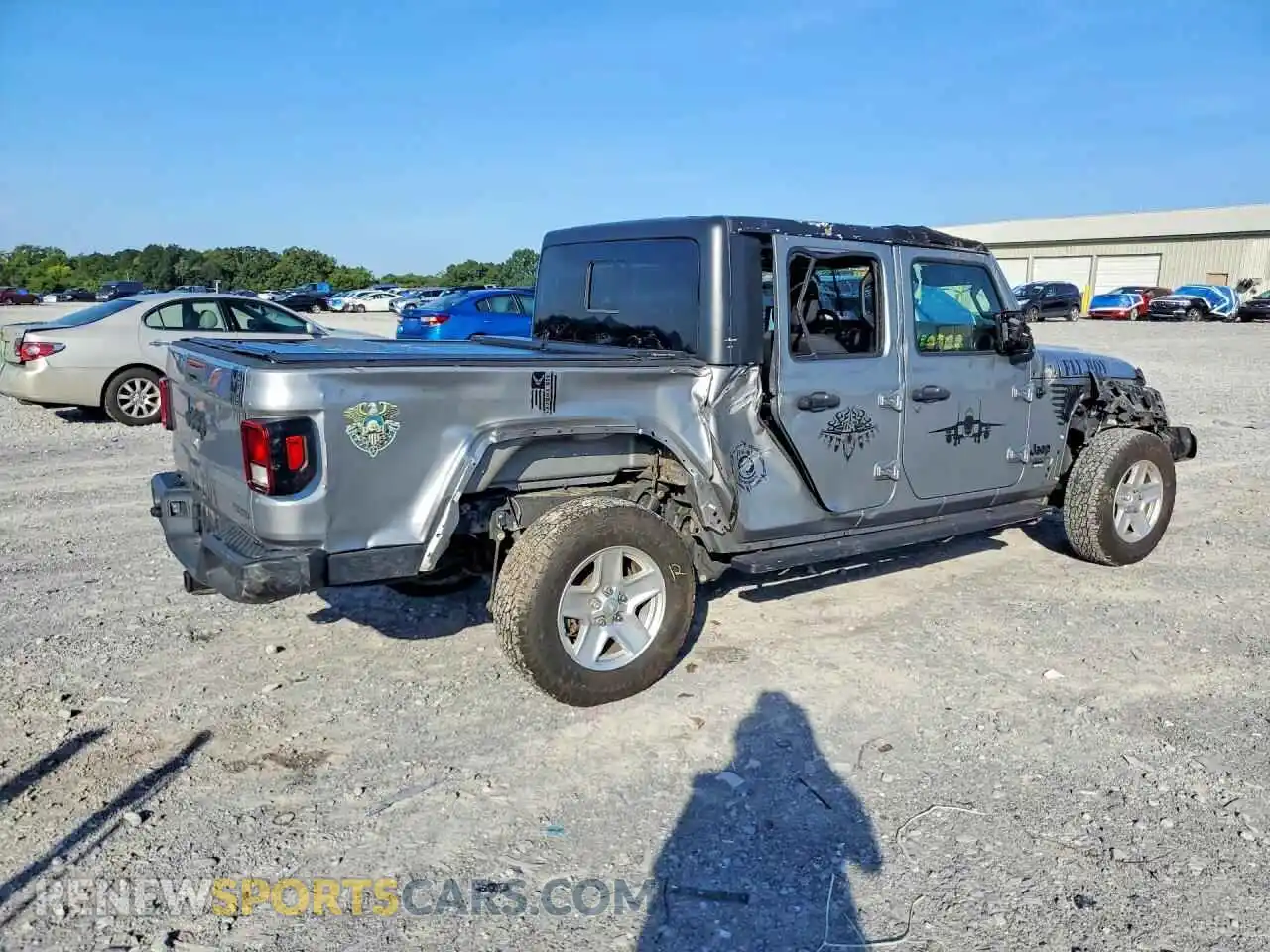 3 fotografías del automóvil dañado 1C6HJTAG8ML502571 JEEP GLADIATOR 2021