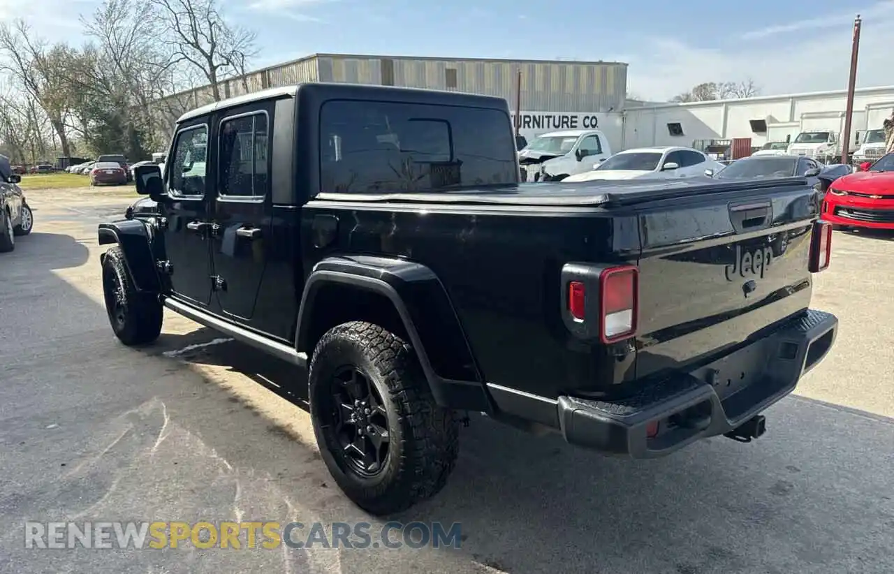 3 Photograph of a damaged car 1C6HJTAG8ML511531 JEEP GLADIATOR 2021