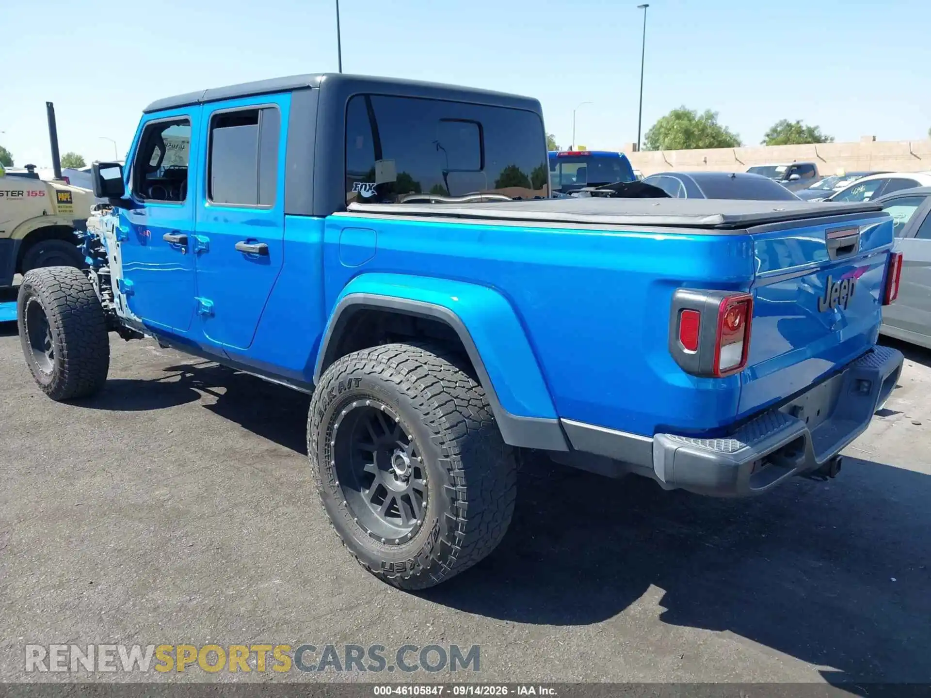 3 fotografías del automóvil dañado 1C6HJTAG8ML516387 JEEP GLADIATOR 2021