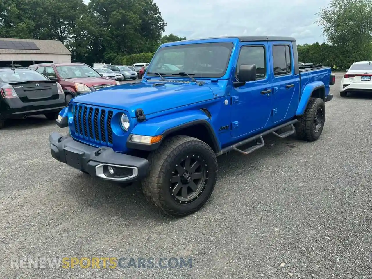 1 Photograph of a damaged car 1C6HJTAG8ML520827 JEEP GLADIATOR 2021