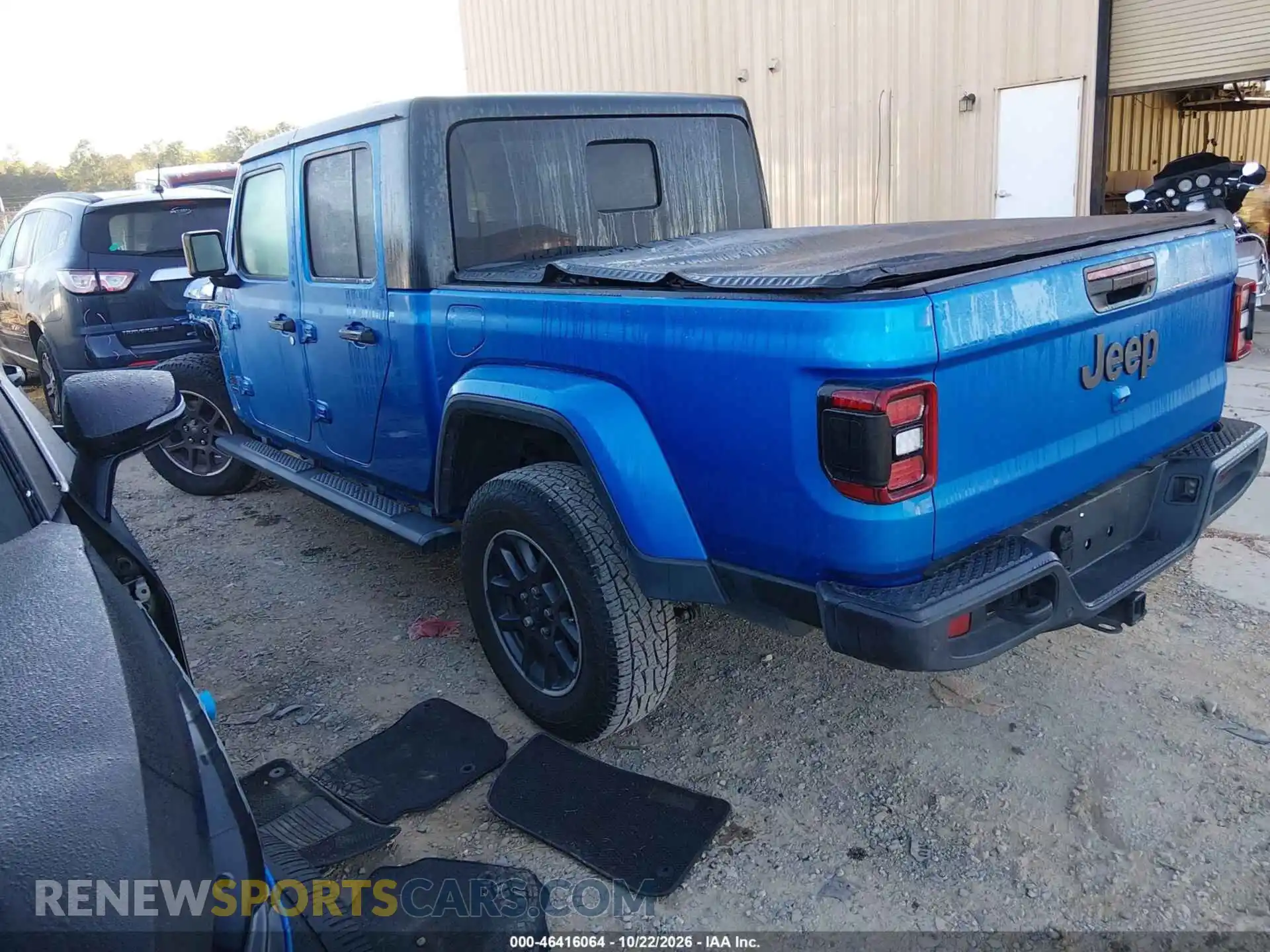 3 fotografías del automóvil dañado 1C6HJTAG8ML525574 JEEP GLADIATOR 2021