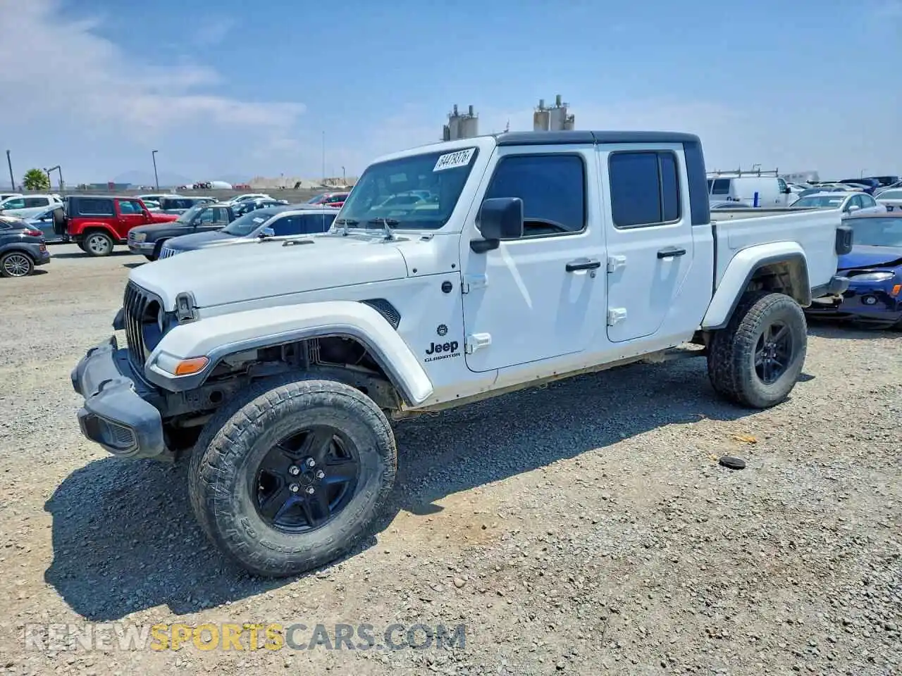 1 fotografías del automóvil dañado 1C6HJTAG8ML563130 JEEP GLADIATOR 2021