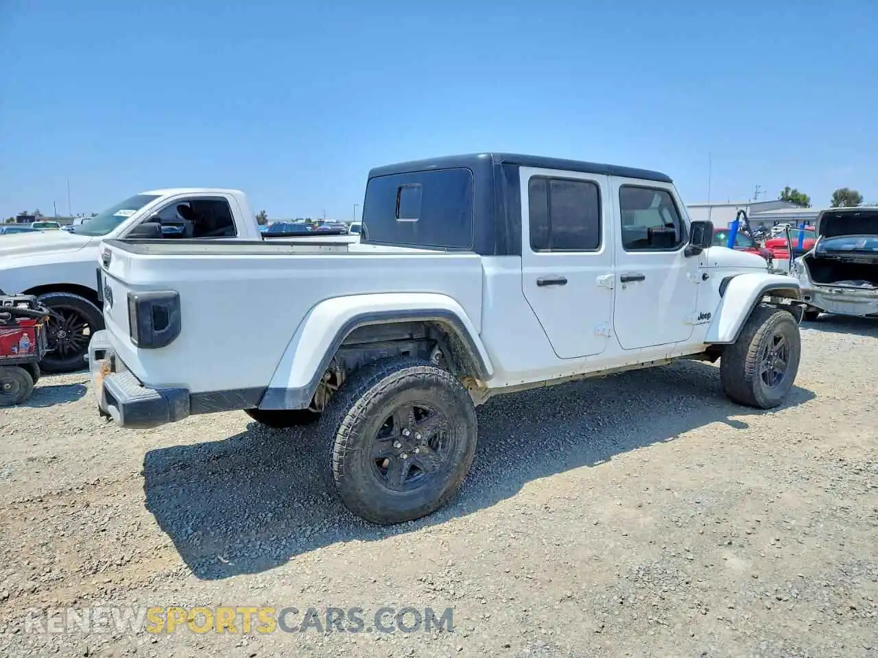 3 fotografías del automóvil dañado 1C6HJTAG8ML563130 JEEP GLADIATOR 2021