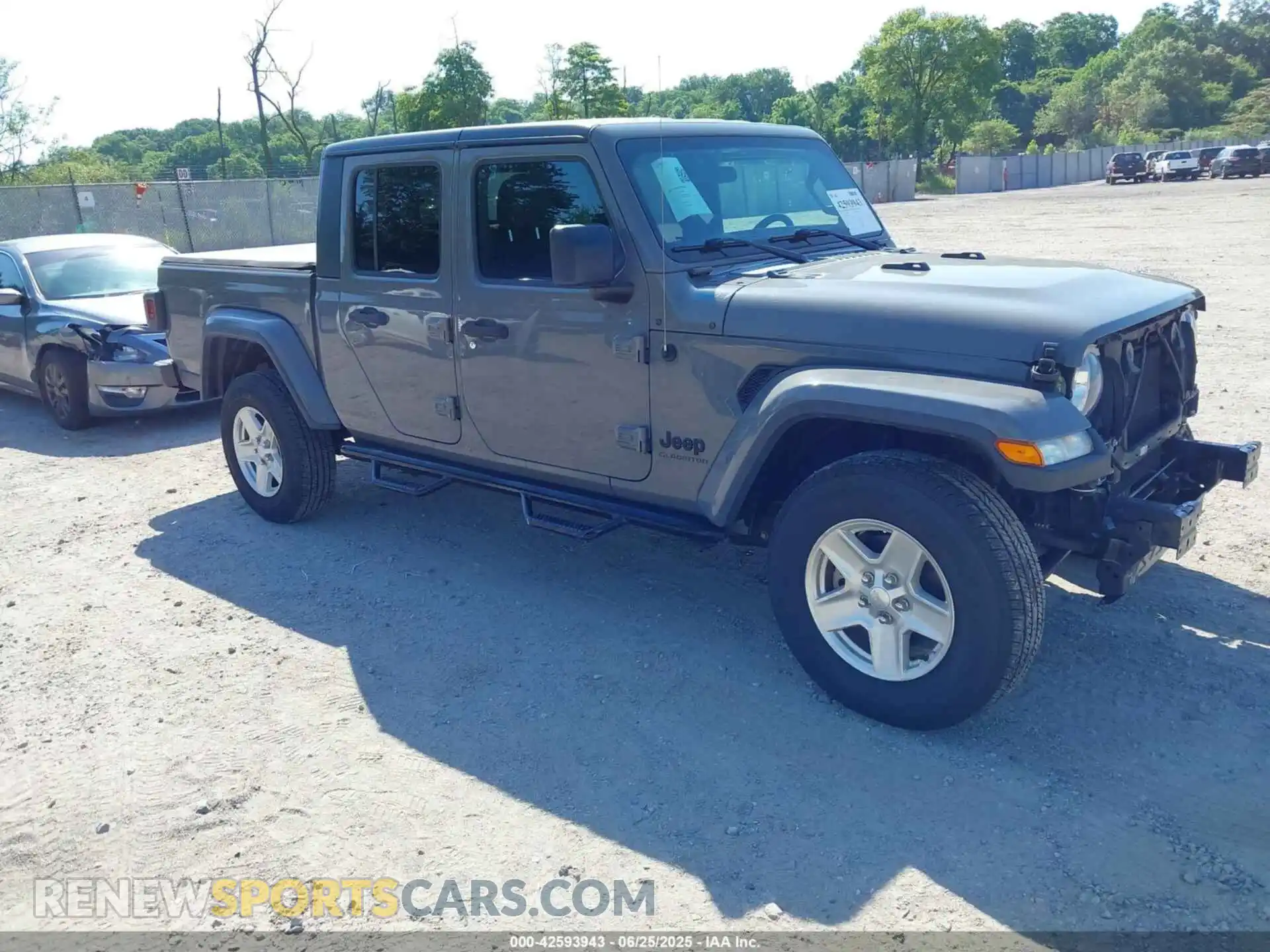 1 Photograph of a damaged car 1C6HJTAG9ML506175 JEEP GLADIATOR 2021