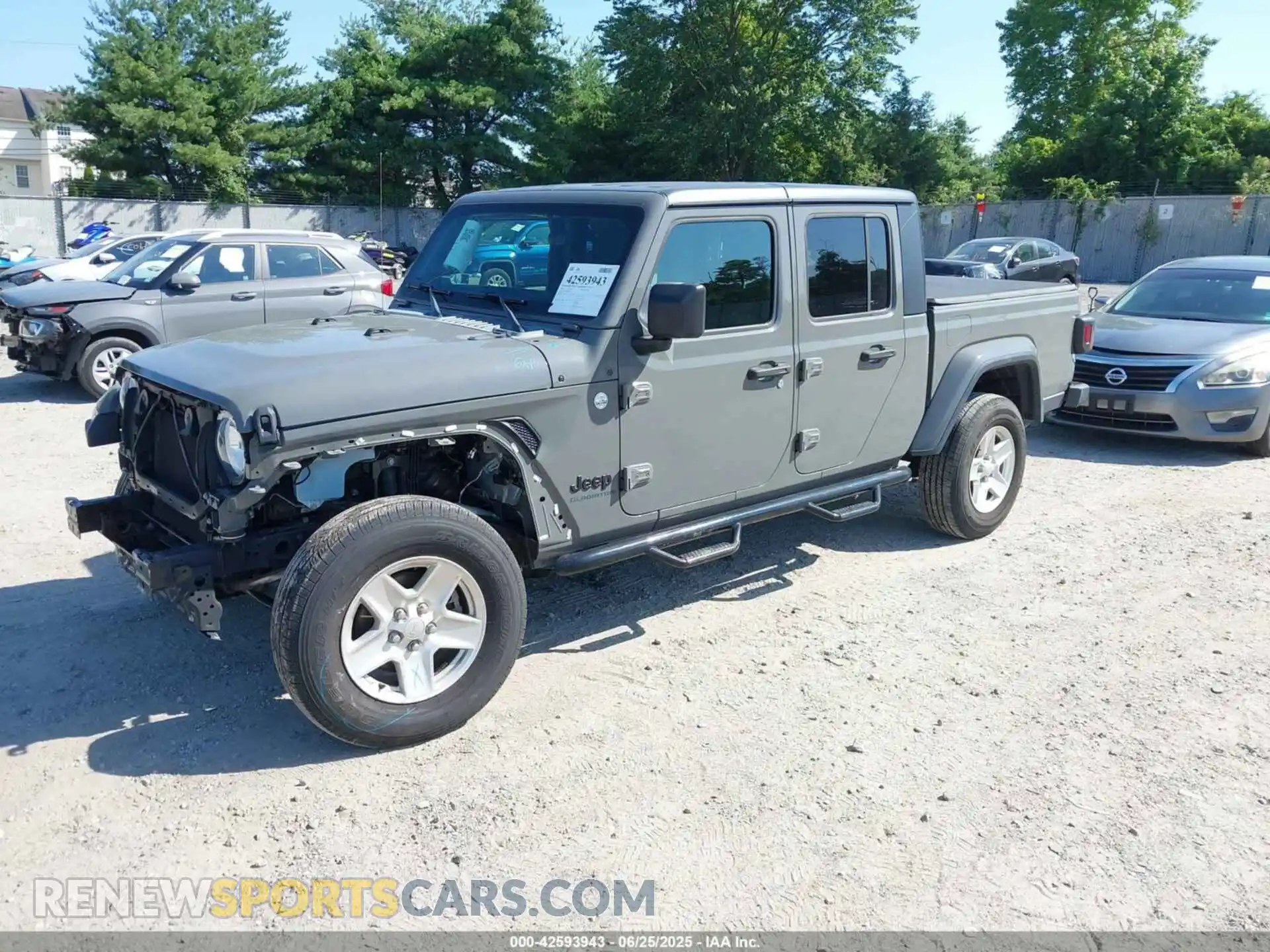 2 Photograph of a damaged car 1C6HJTAG9ML506175 JEEP GLADIATOR 2021