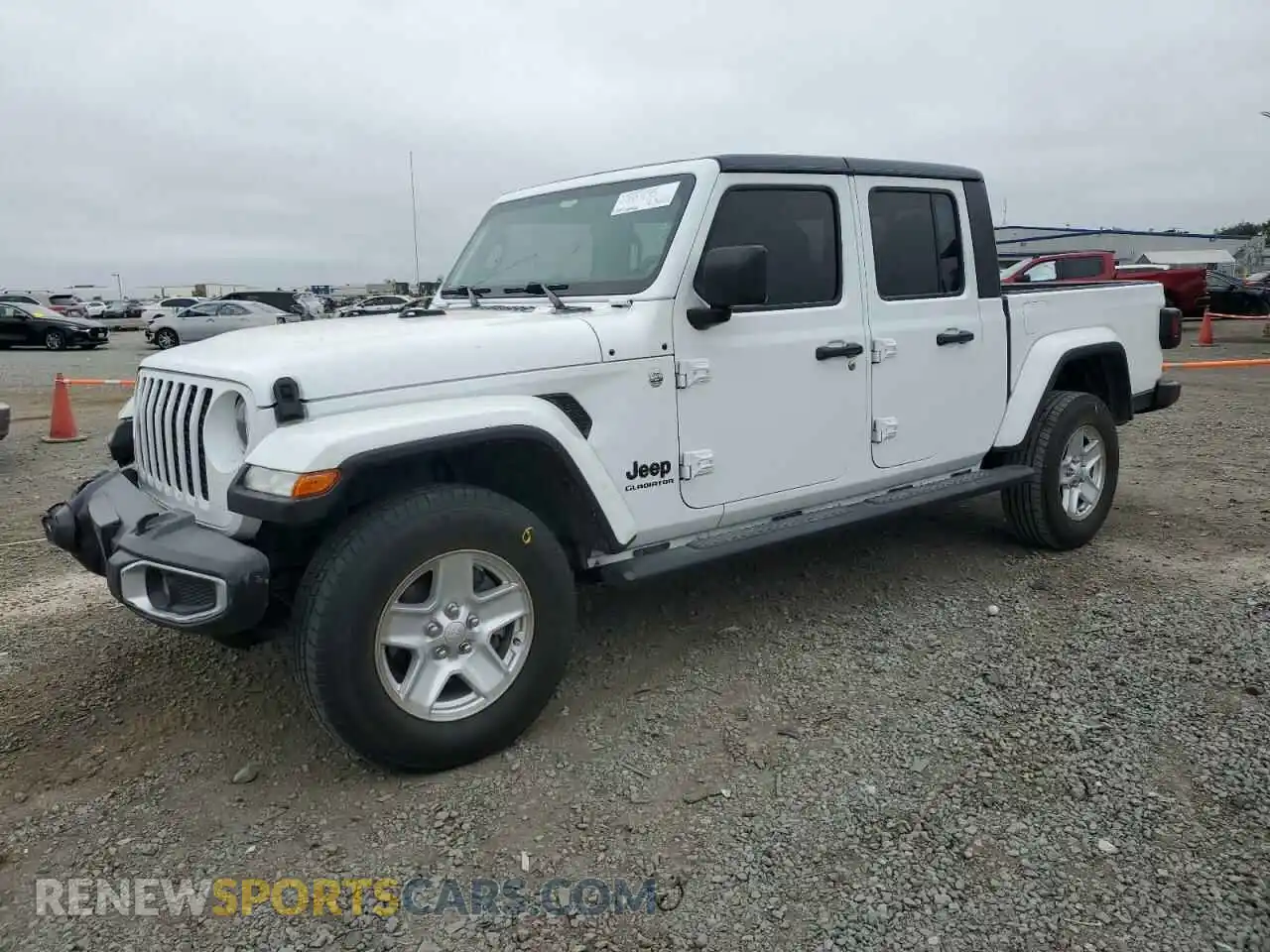 1 Photograph of a damaged car 1C6HJTAG9ML547258 JEEP GLADIATOR 2021