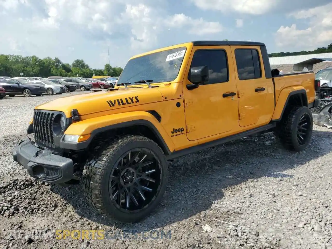 1 Photograph of a damaged car 1C6HJTAG9ML561192 JEEP GLADIATOR 2021