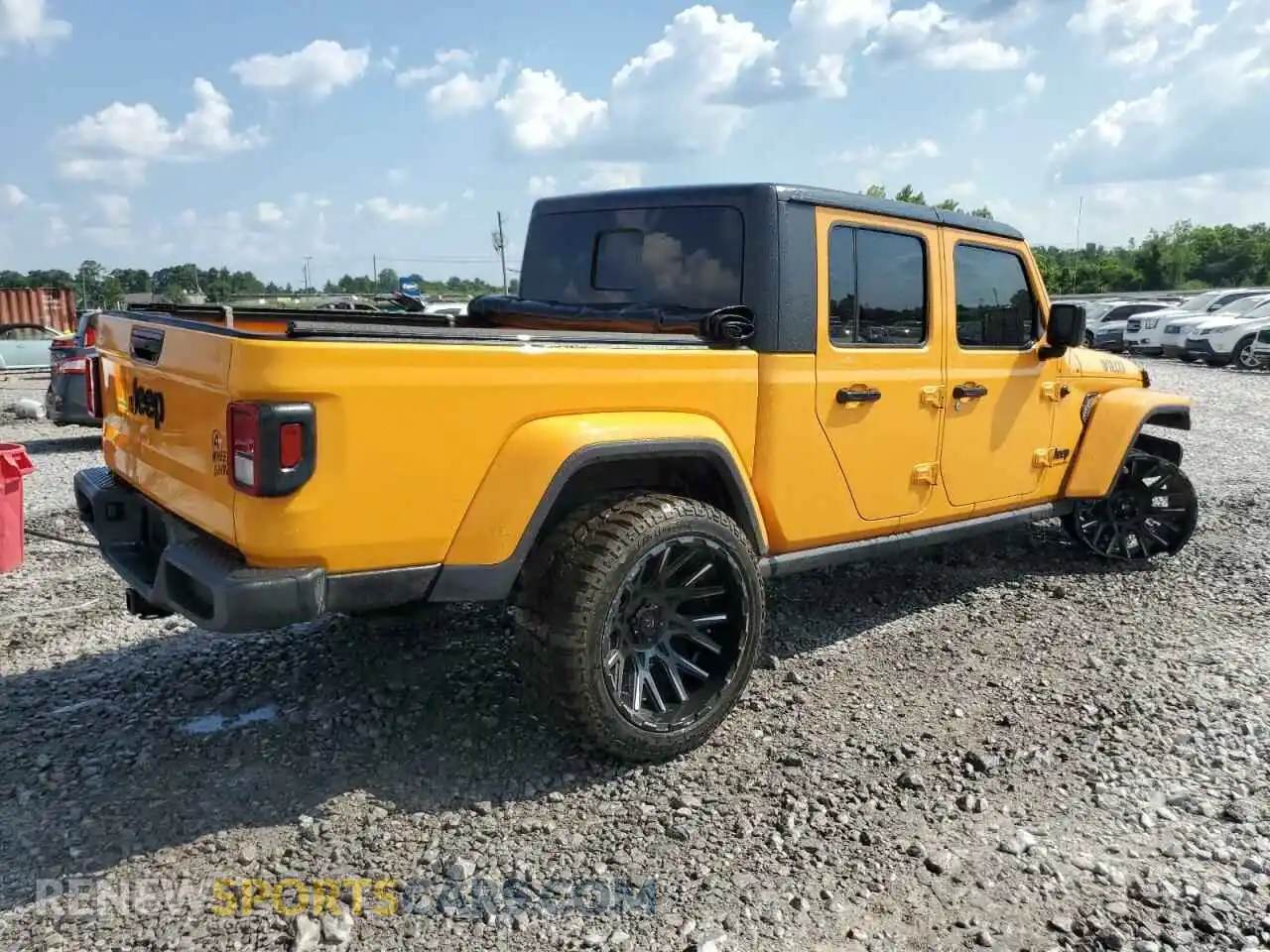 3 Photograph of a damaged car 1C6HJTAG9ML561192 JEEP GLADIATOR 2021