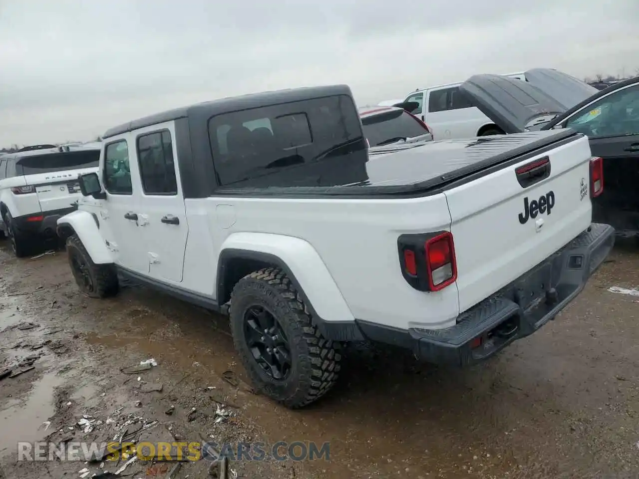 2 Photograph of a damaged car 1C6HJTAG9ML605725 JEEP GLADIATOR 2021