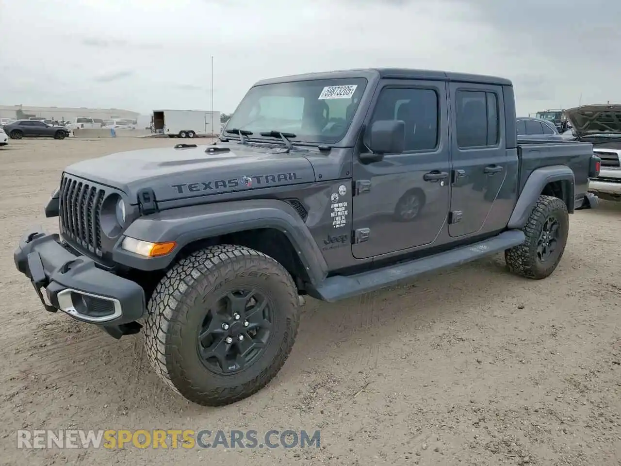 1 Photograph of a damaged car 1C6HJTAG9ML606731 JEEP GLADIATOR 2021