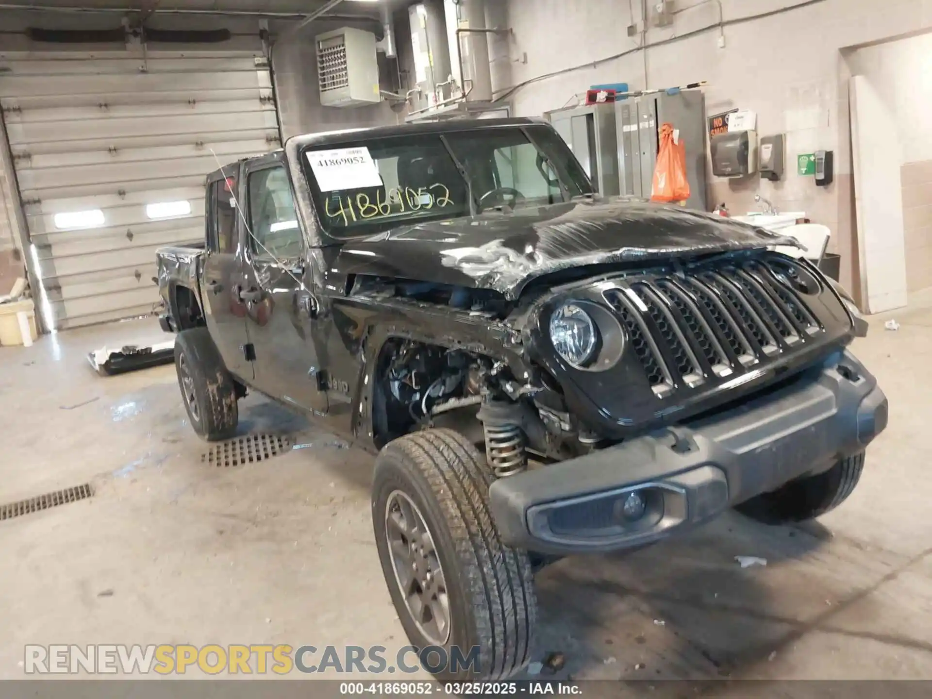 1 Photograph of a damaged car 1C6HJTAGXML514043 JEEP GLADIATOR 2021