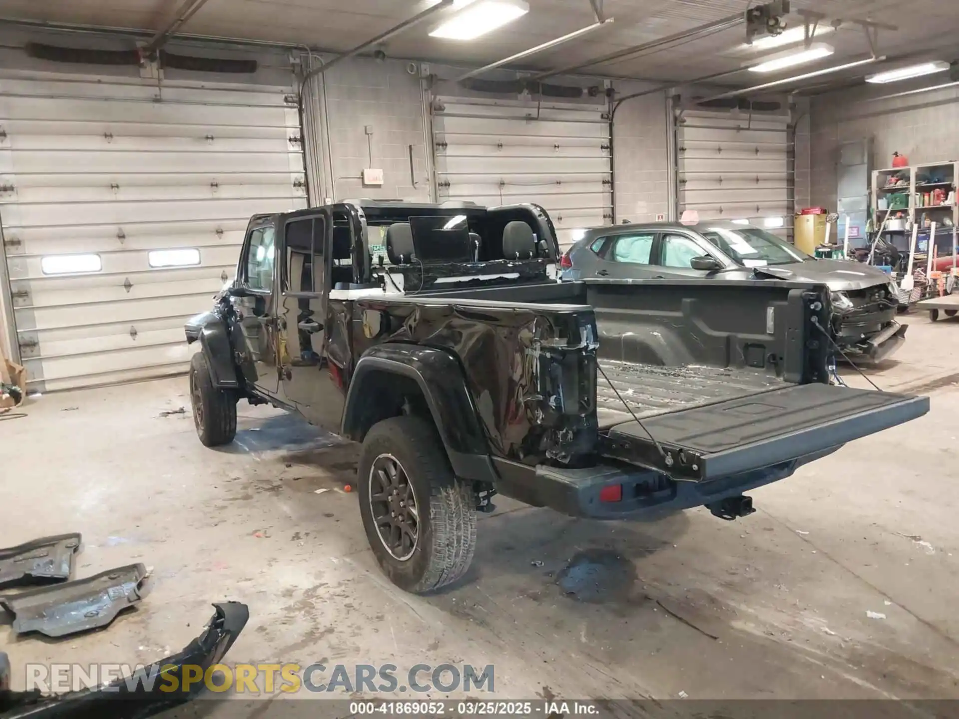 3 Photograph of a damaged car 1C6HJTAGXML514043 JEEP GLADIATOR 2021