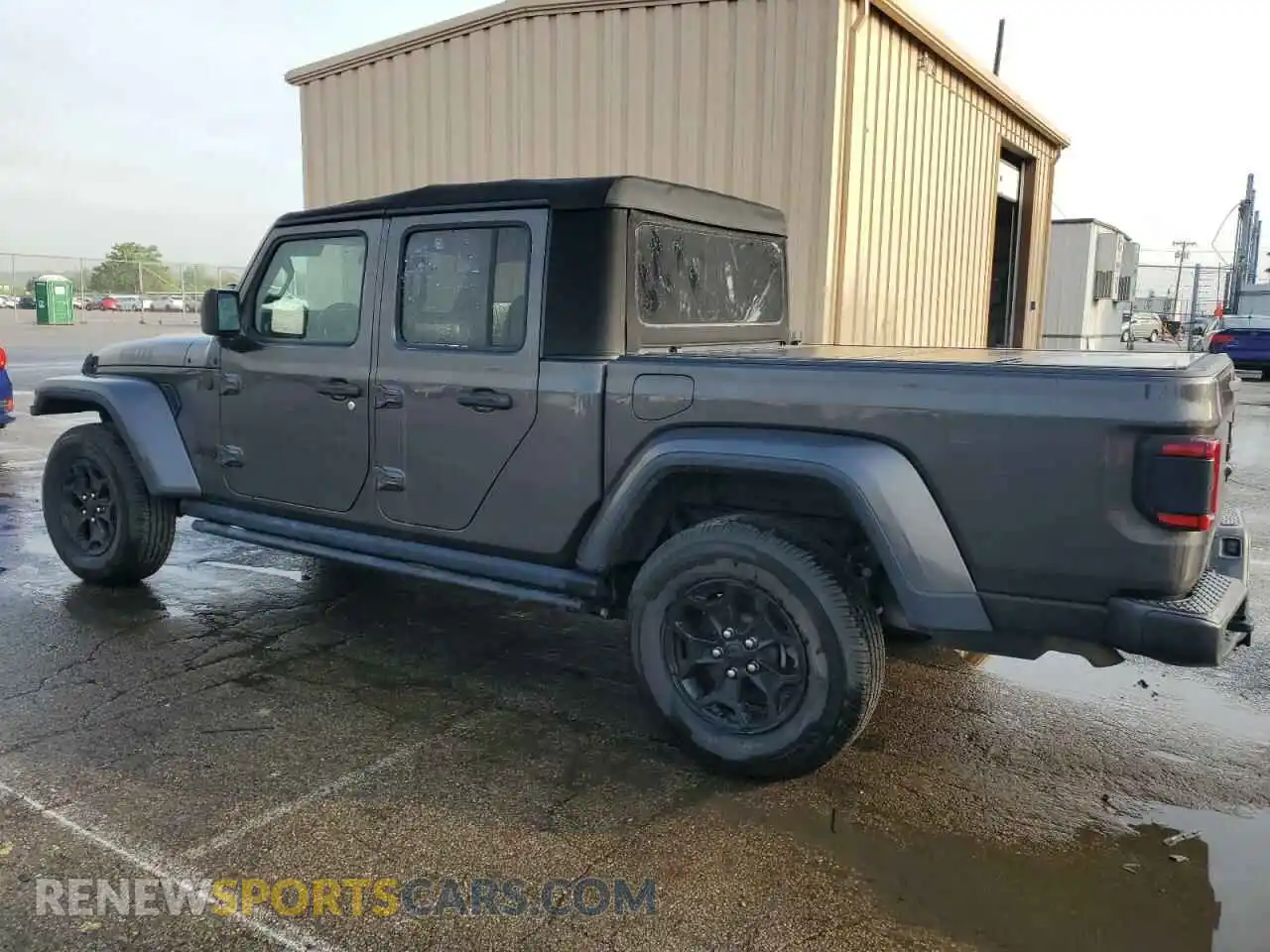 2 Photograph of a damaged car 1C6HJTAGXML527617 JEEP GLADIATOR 2021