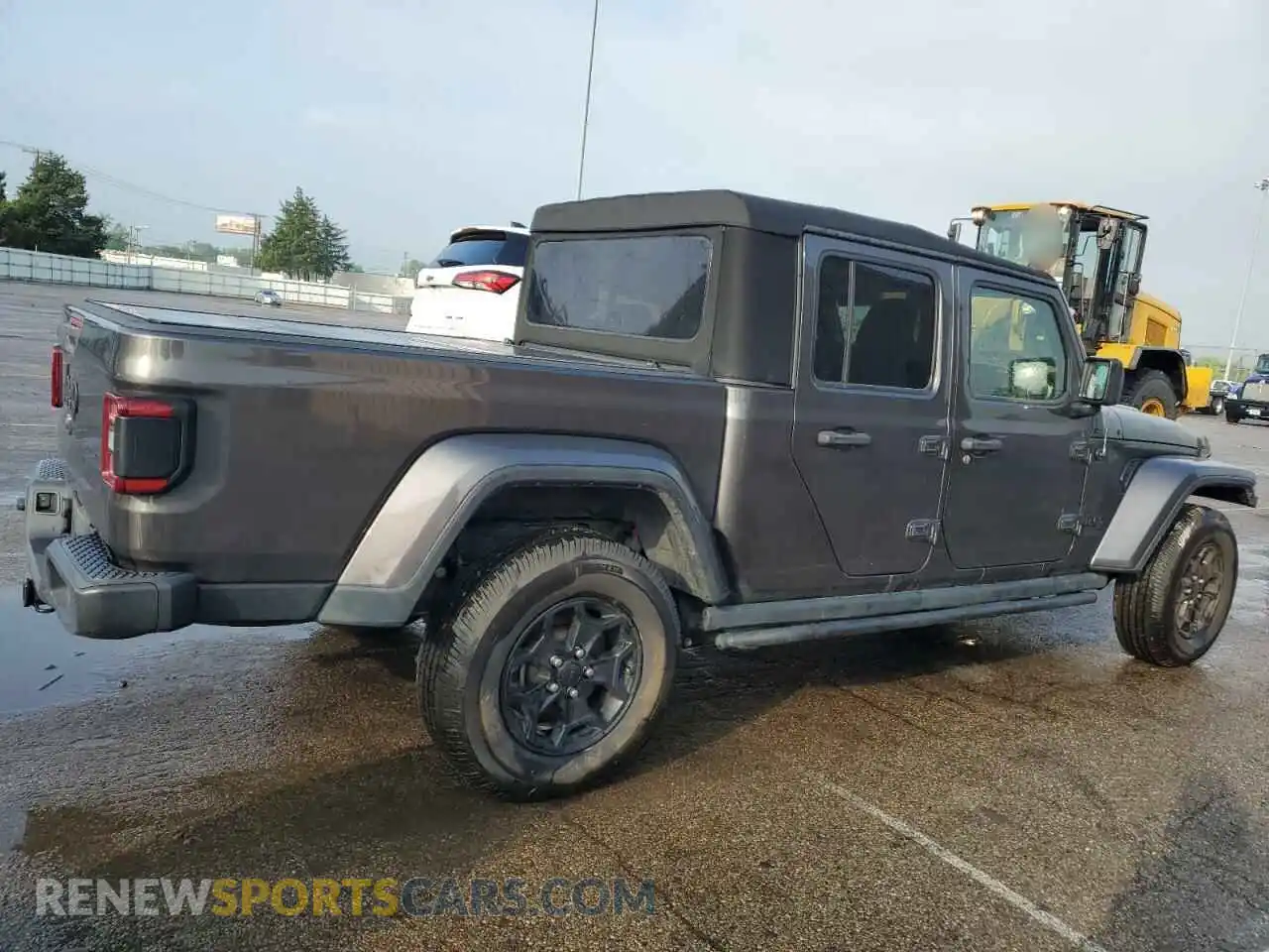 3 Photograph of a damaged car 1C6HJTAGXML527617 JEEP GLADIATOR 2021
