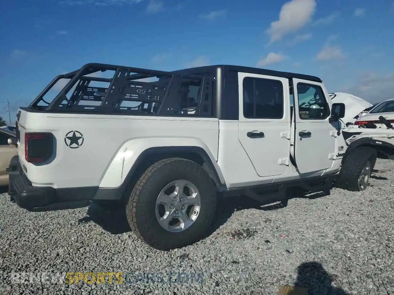 3 Photograph of a damaged car 1C6HJTAGXML557586 JEEP GLADIATOR 2021